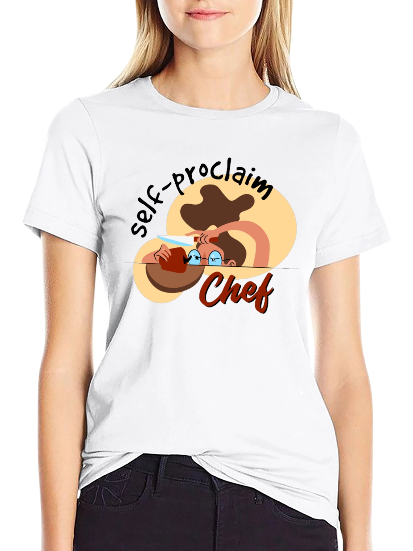Self-Proclaimed Chef Black T-Shirt
