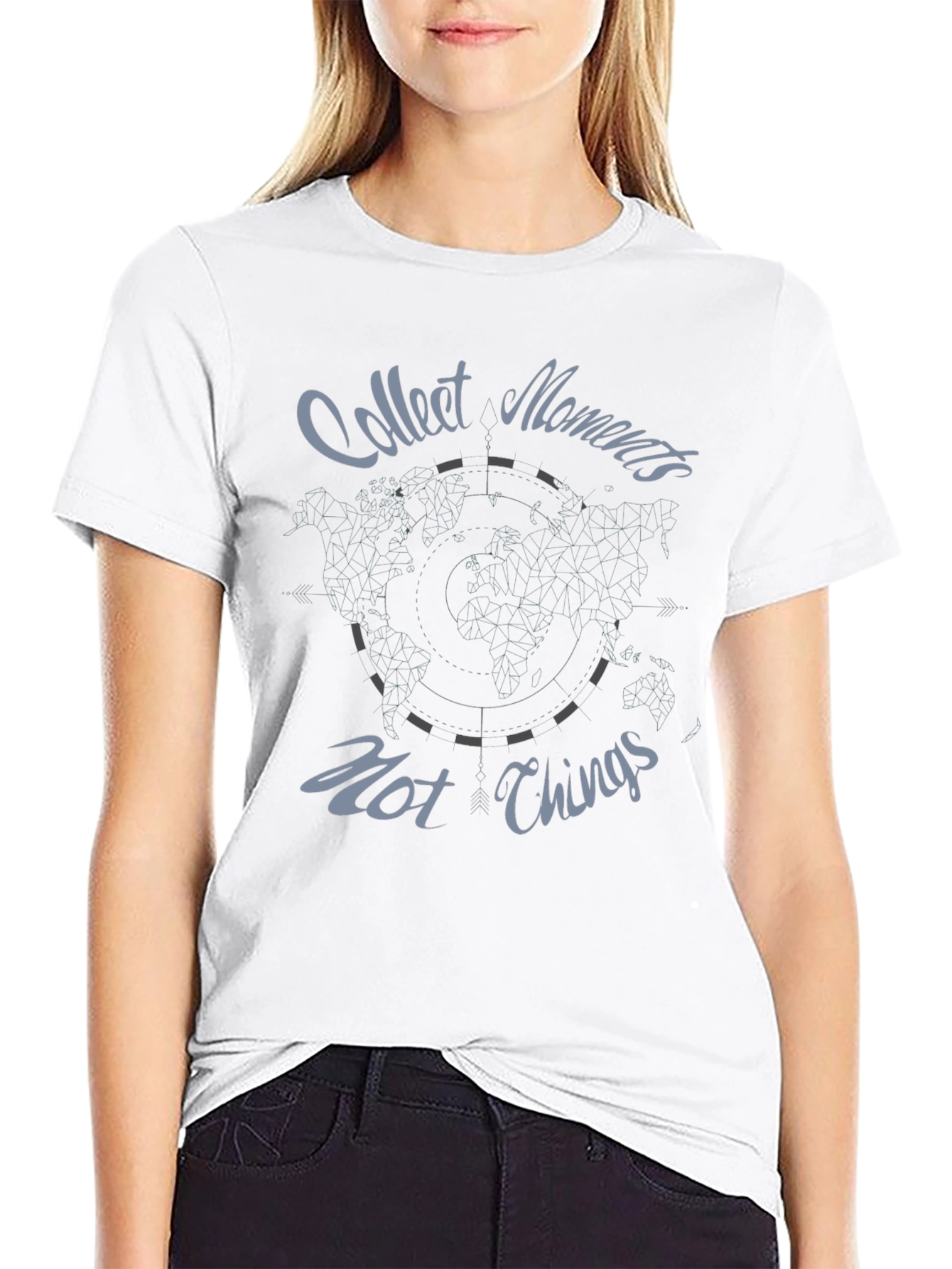Collect Moments Graphic T-Shirt - Stylish Traveler Tee