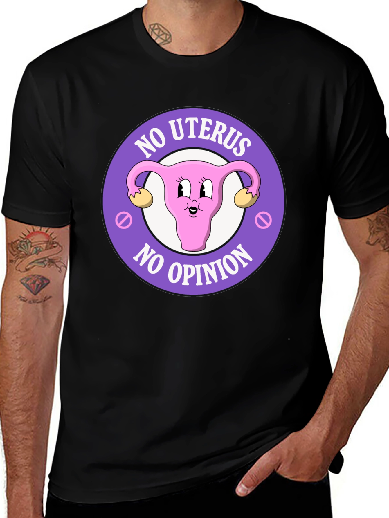 No Uterus No Opinion Graphic Tee