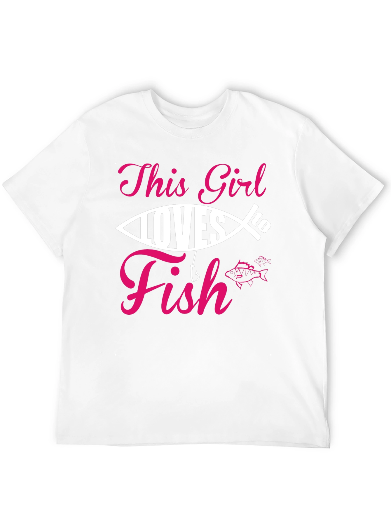 This Girl Loves to Fish T-Shirt
