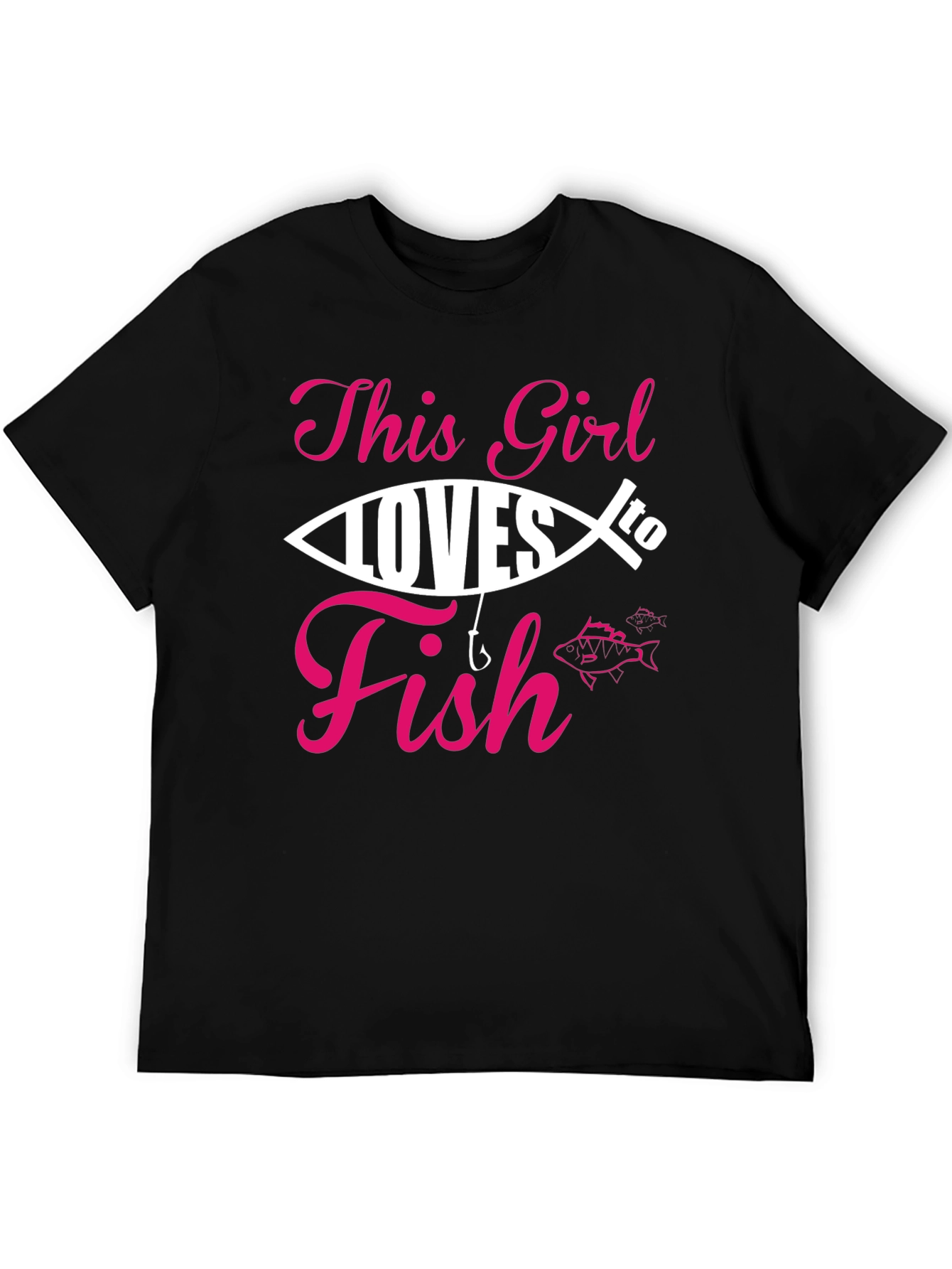 This Girl Loves to Fish T-Shirt