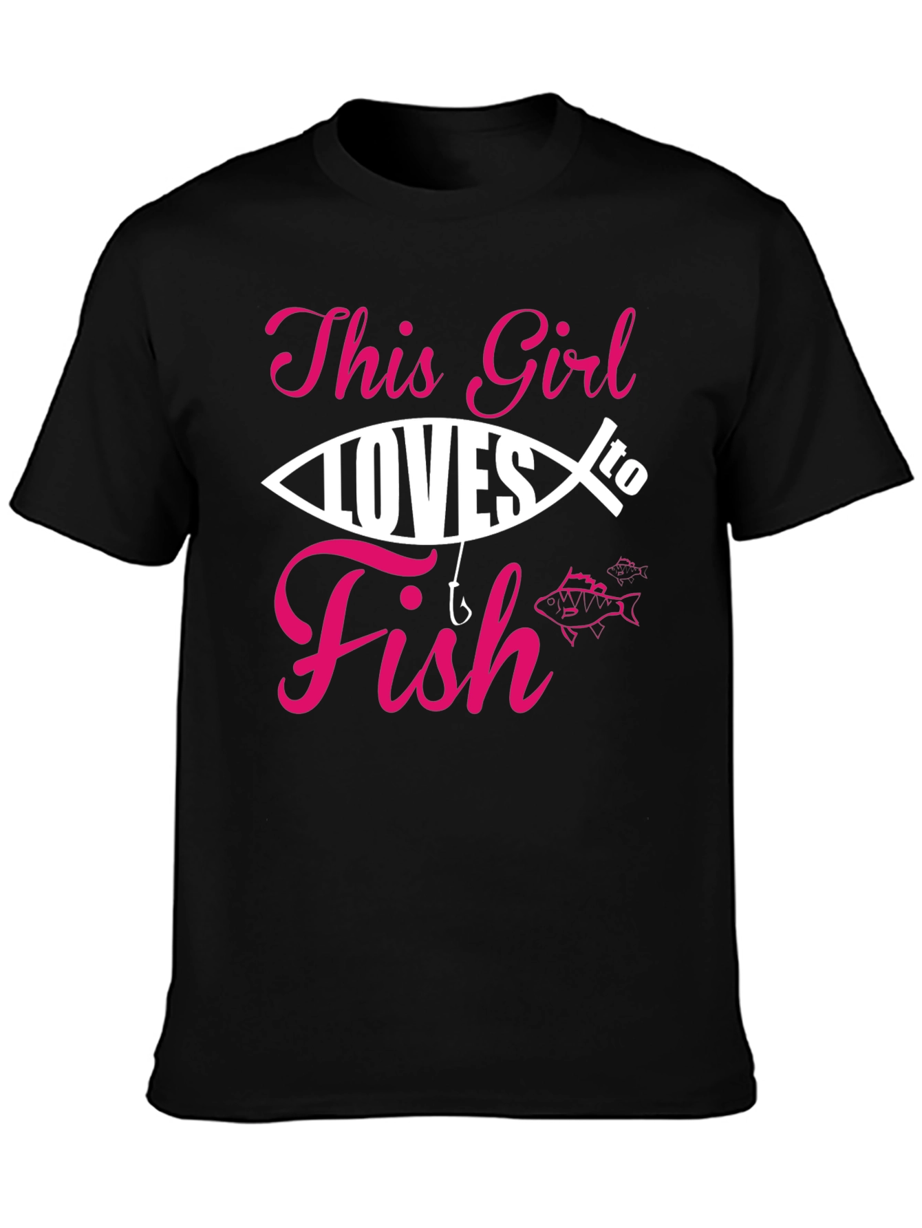 This Girl Loves to Fish T-Shirt