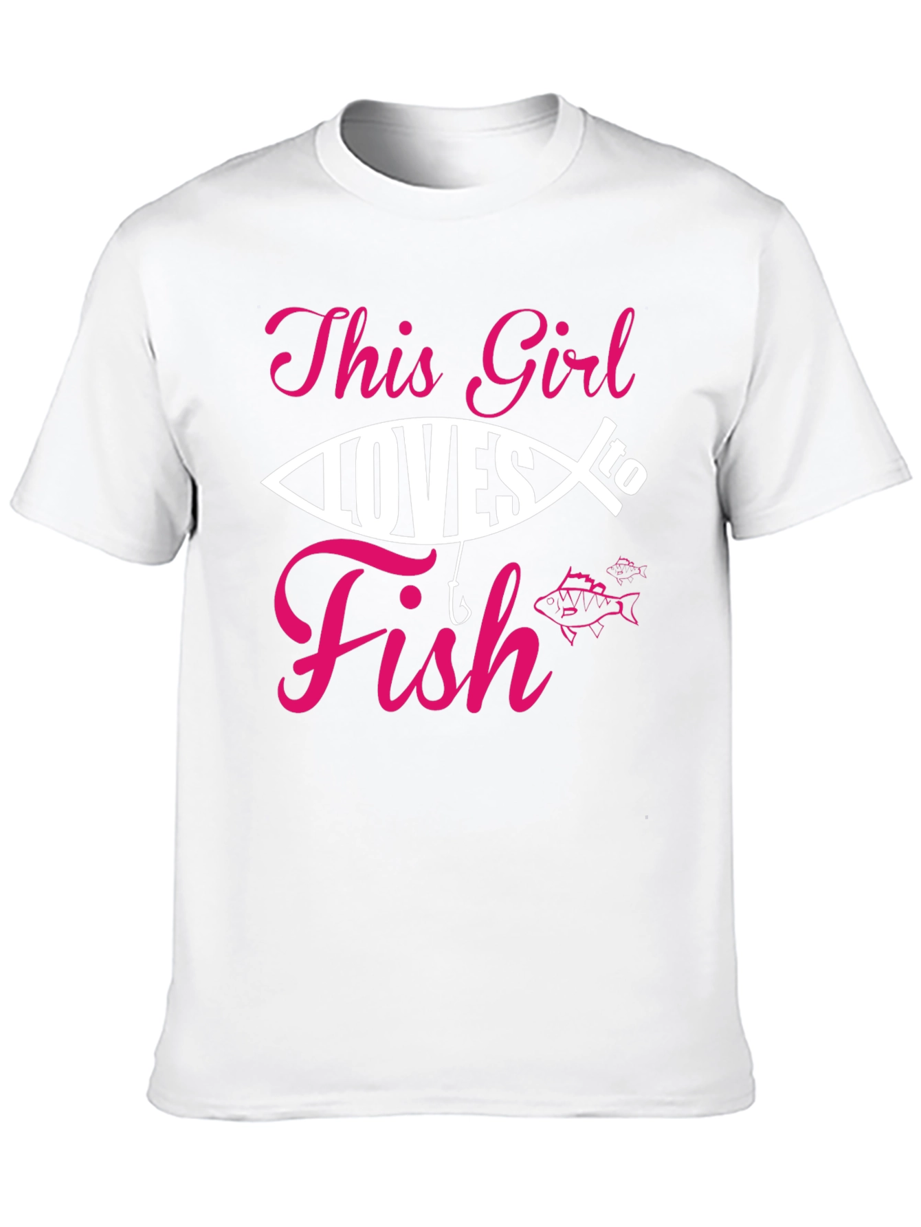 This Girl Loves to Fish T-Shirt