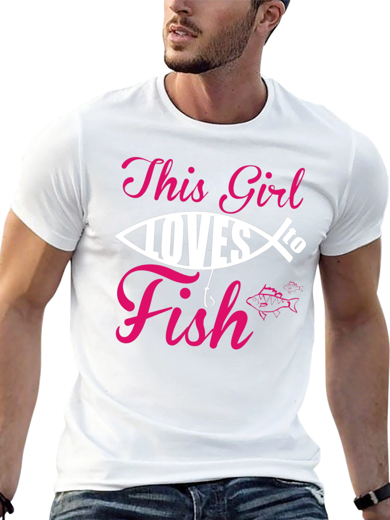 This Girl Loves to Fish T-Shirt
