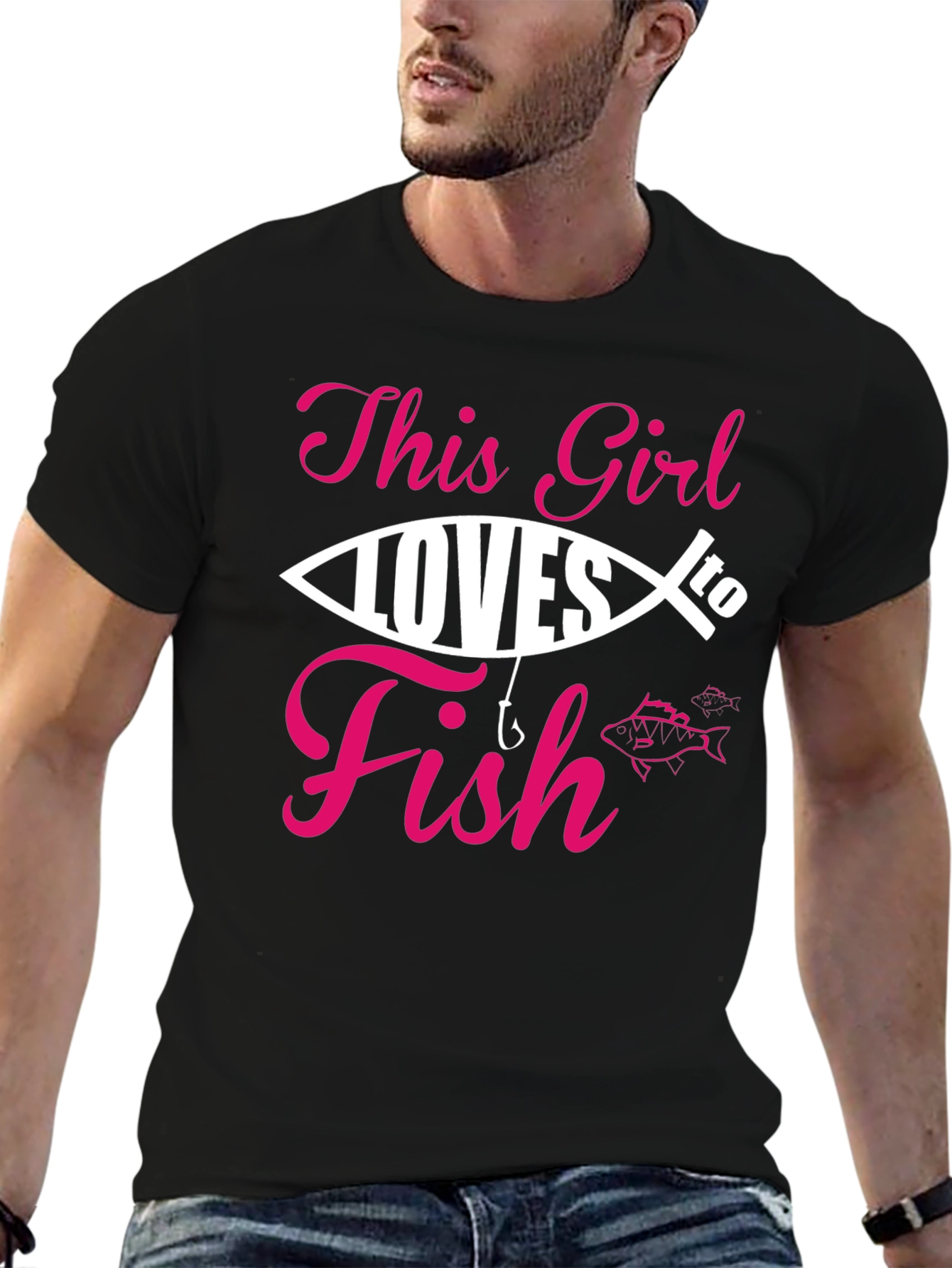 This Girl Loves to Fish T-Shirt