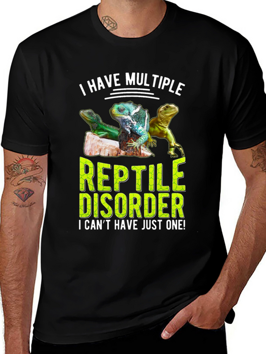 Reptile Disorder T-Shirt - Multiple Lizards Graphic Tee