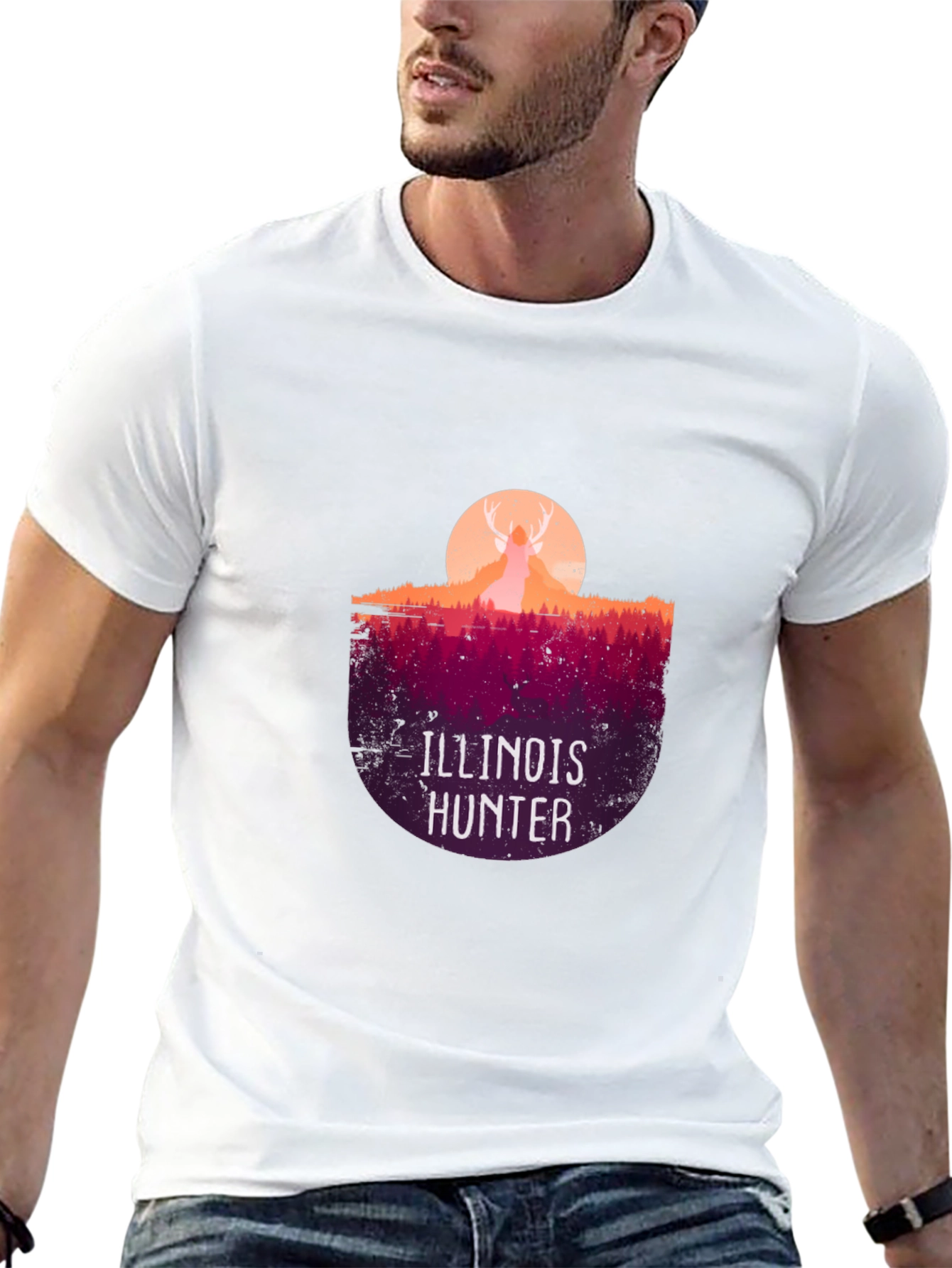 Illinois Hunter Graphic T-Shirt