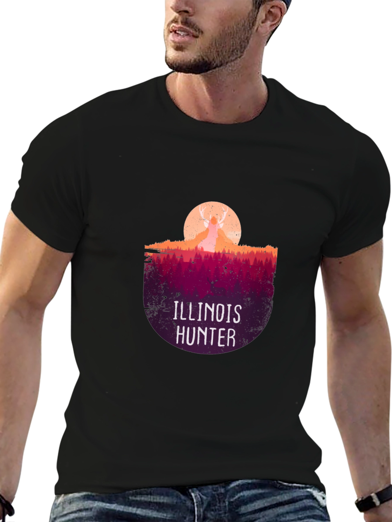 Illinois Hunter Graphic T-Shirt
