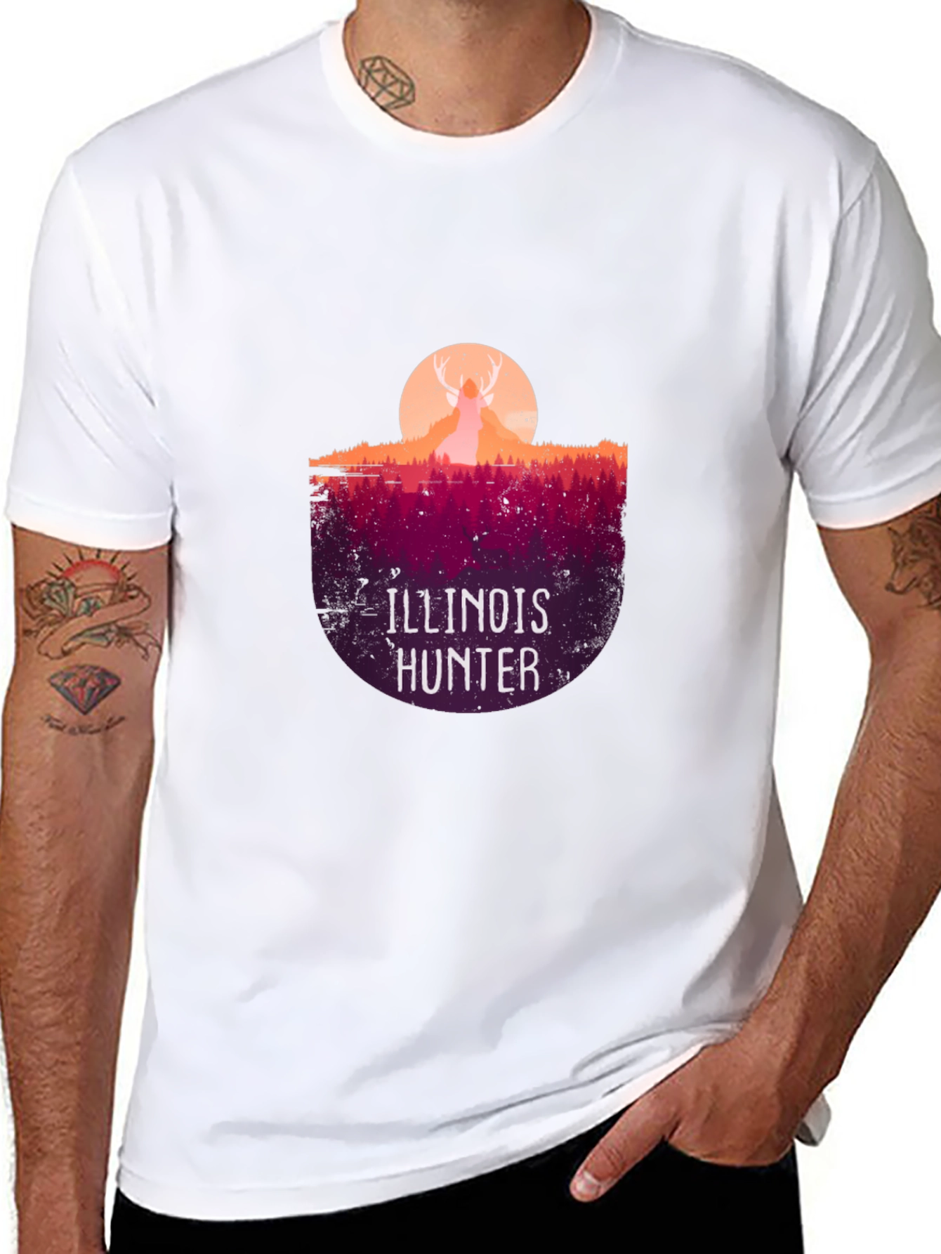 Illinois Hunter Graphic T-Shirt