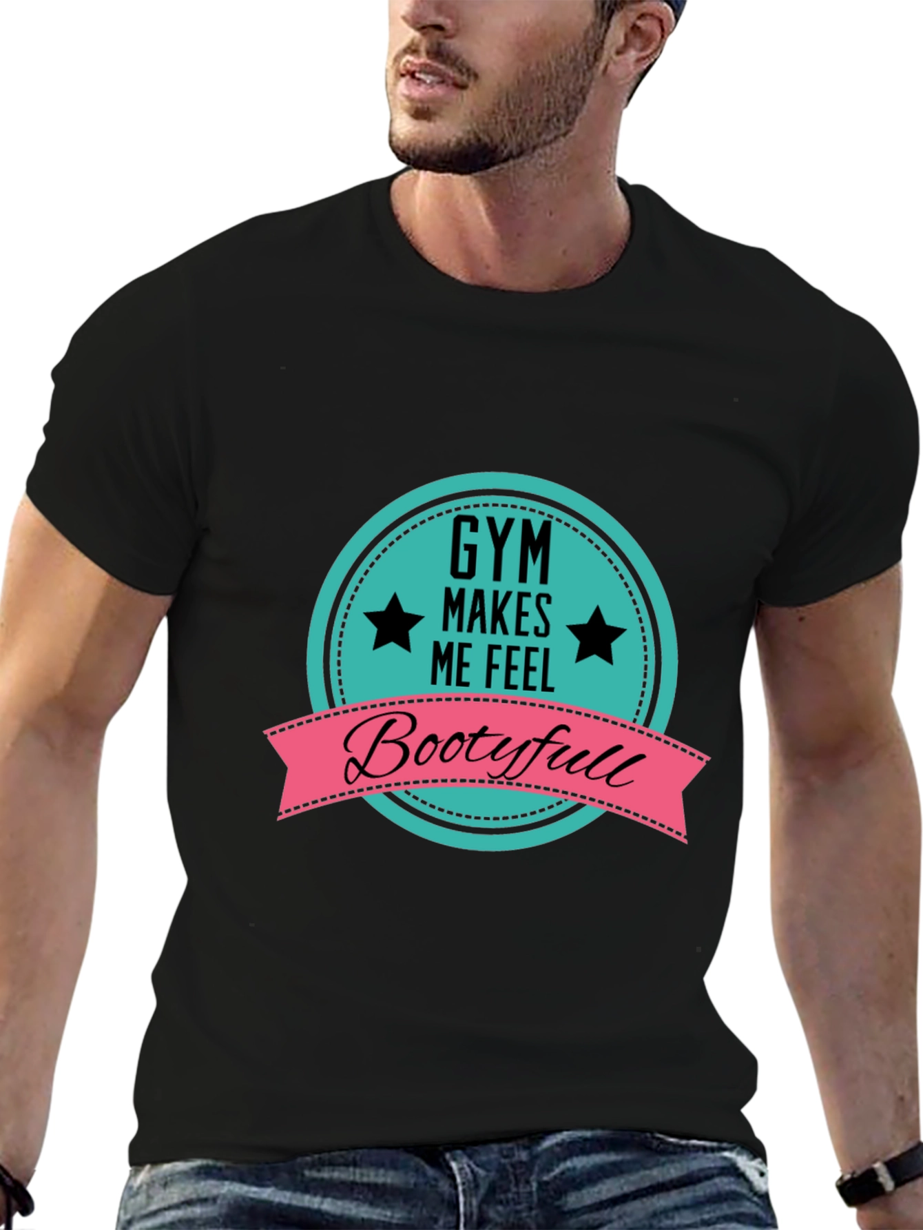 Gym Makes Me Feel Bootyfull T-Shirt