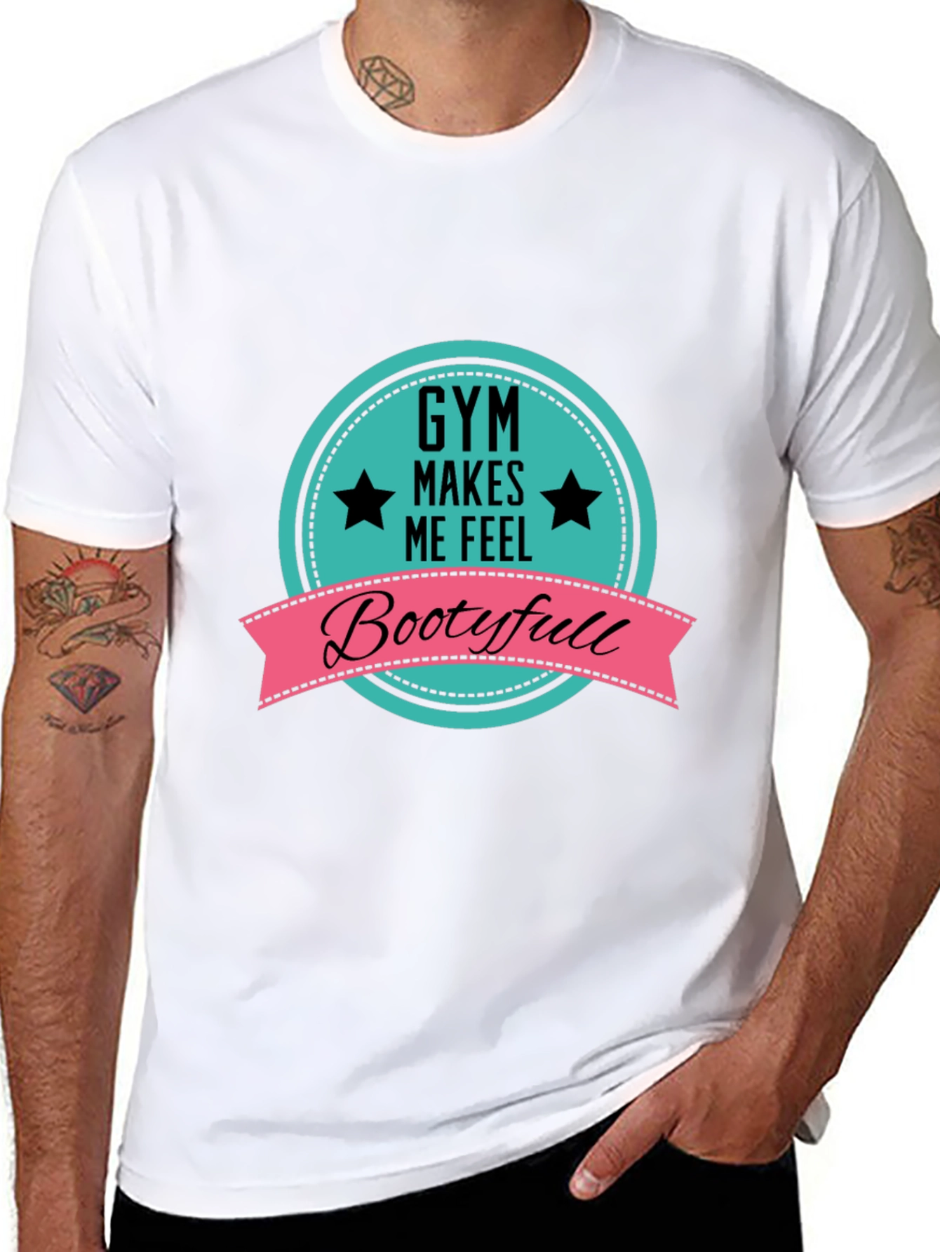 Gym Makes Me Feel Bootyfull T-Shirt