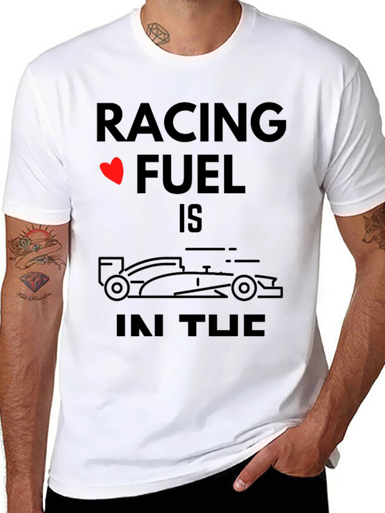Racing Fuel T-Shirt: Formula 1 Fan Apparel