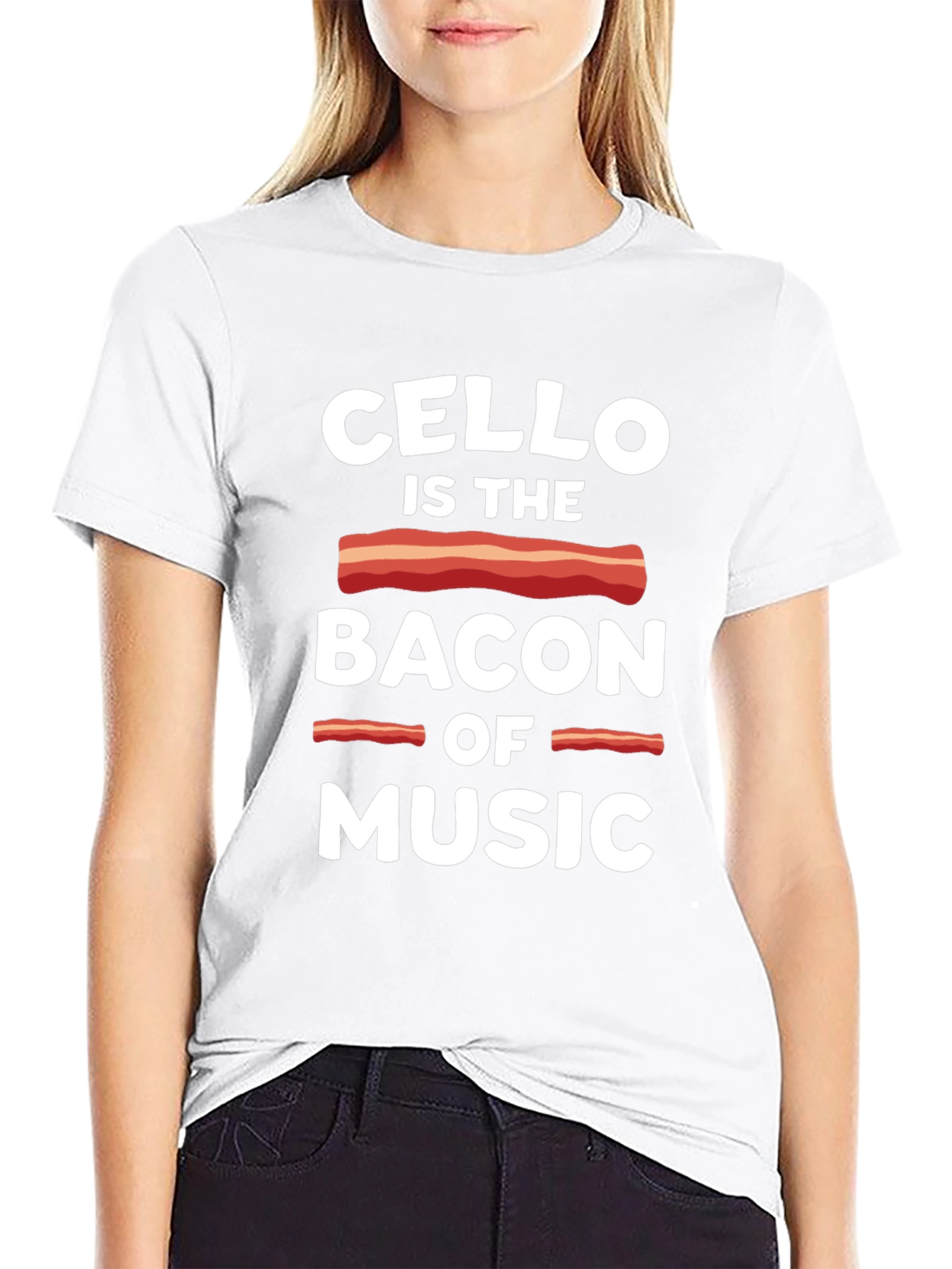 Cello is the Bacon of Music Graphic T-Shirt
