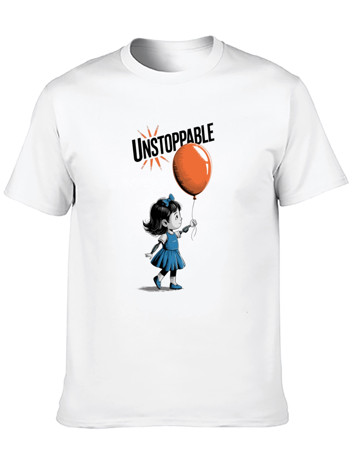 Unstoppable Girl Graphic Tee - Black