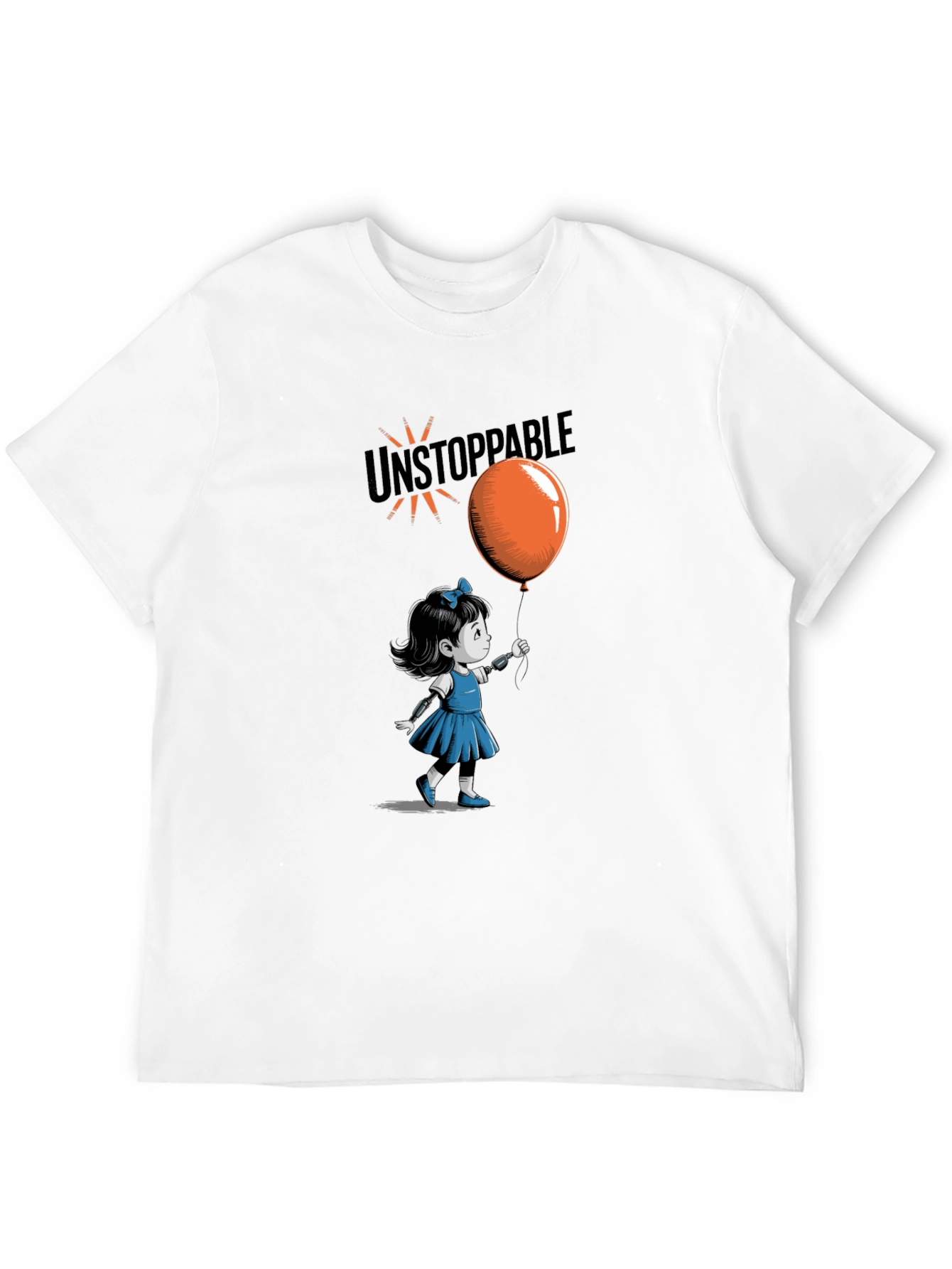 Unstoppable Girl Graphic Tee - Black