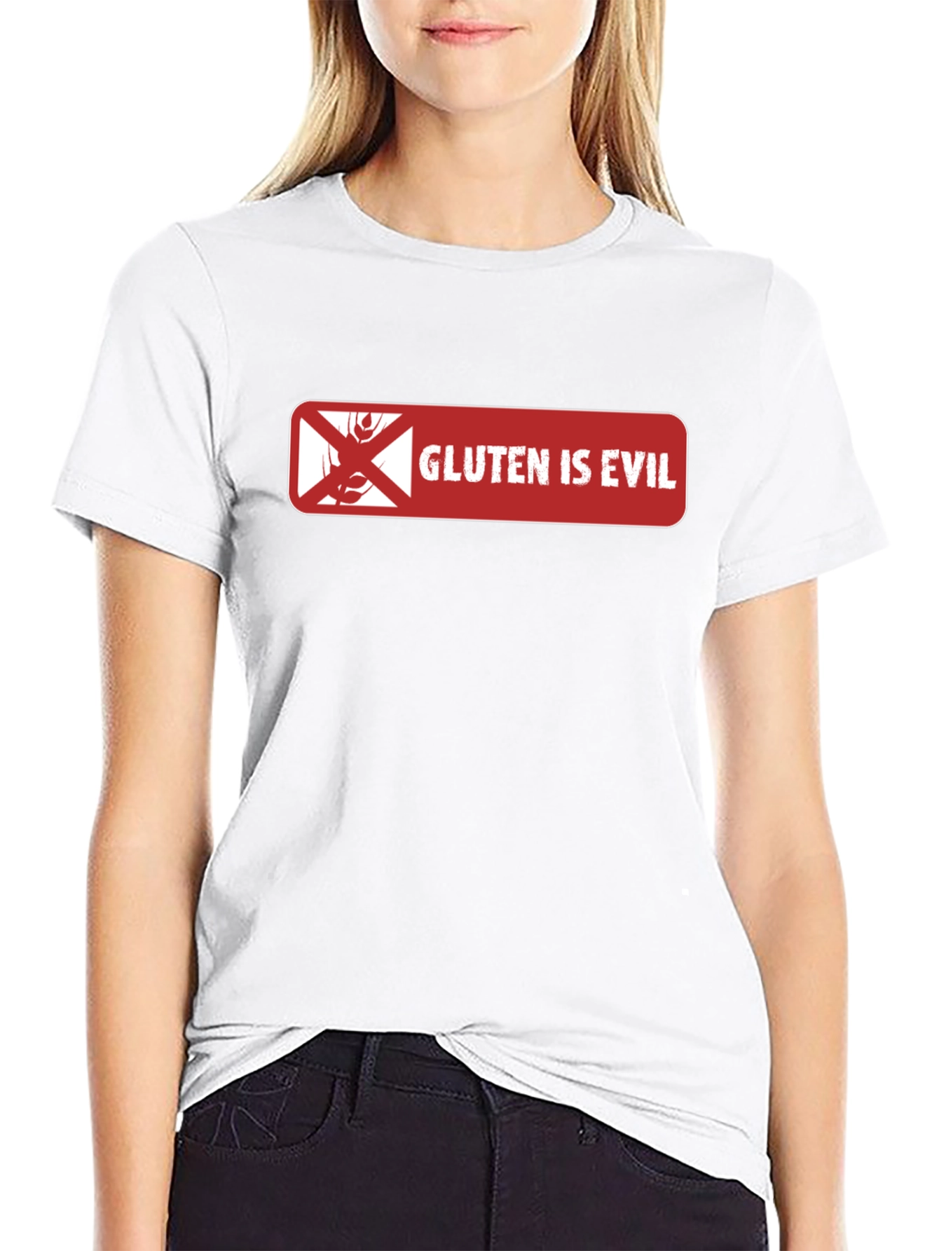 Gluten is Evil Graphic T-Shirt