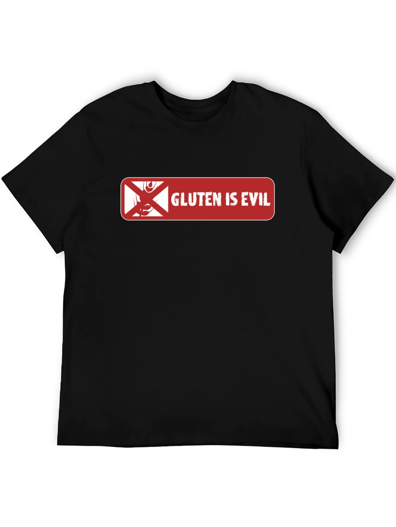 Gluten is Evil Graphic T-Shirt