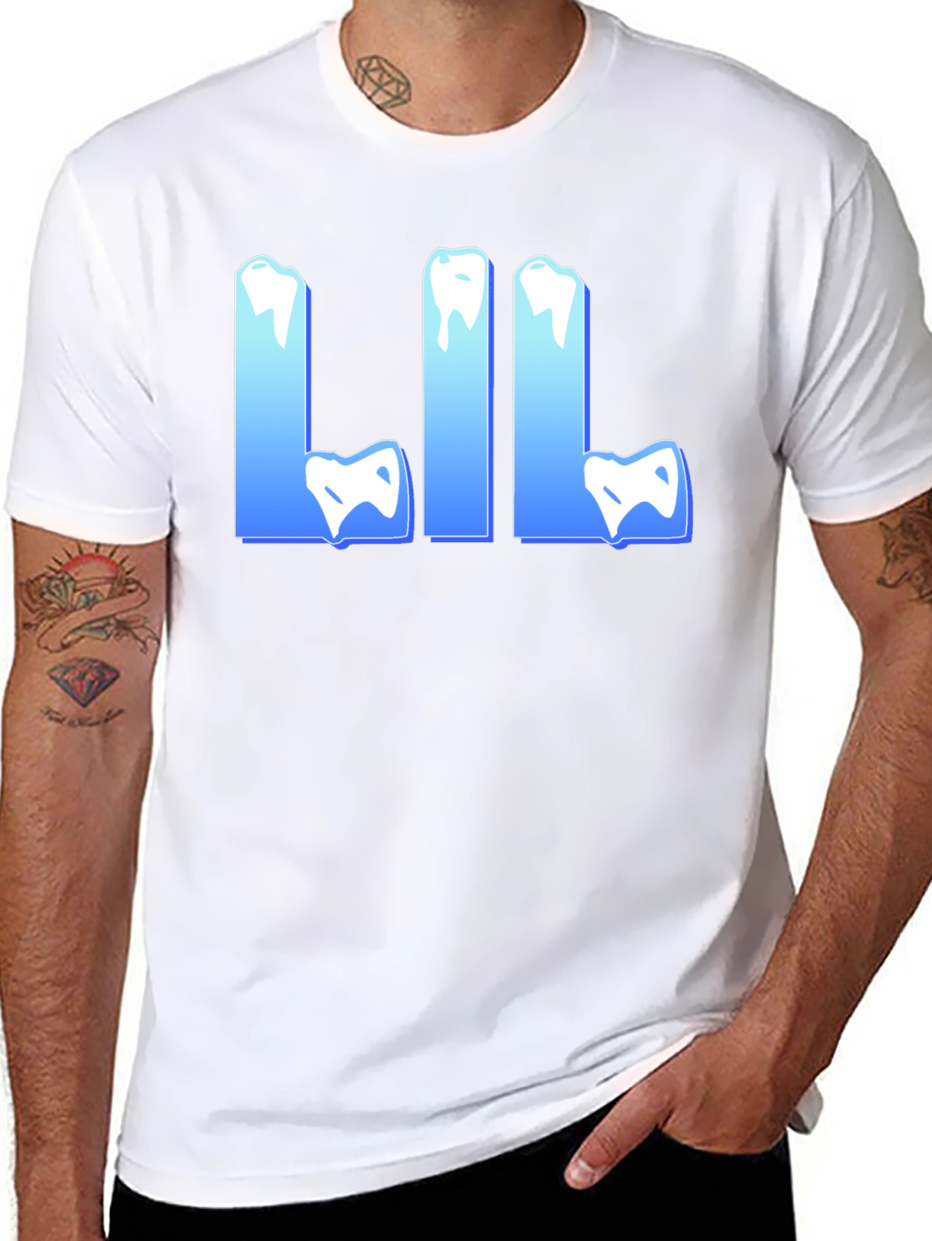 Iced Out LIL Black Tee