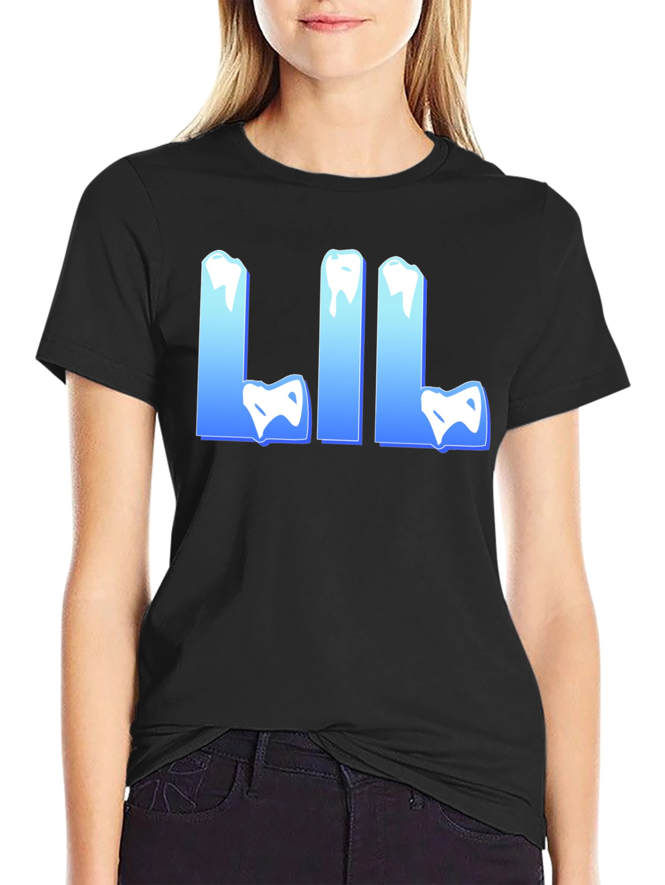 Iced Out LIL Black Tee
