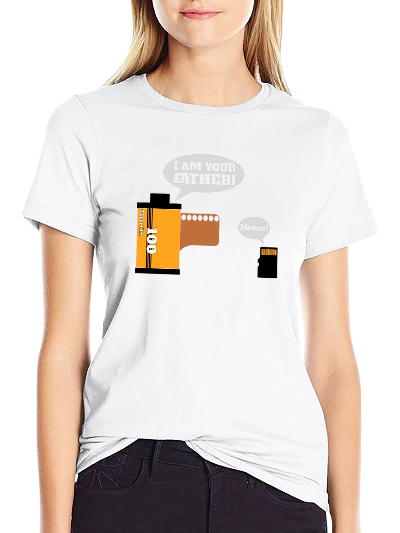 Funny Photography Film & SD Card T-Shirt