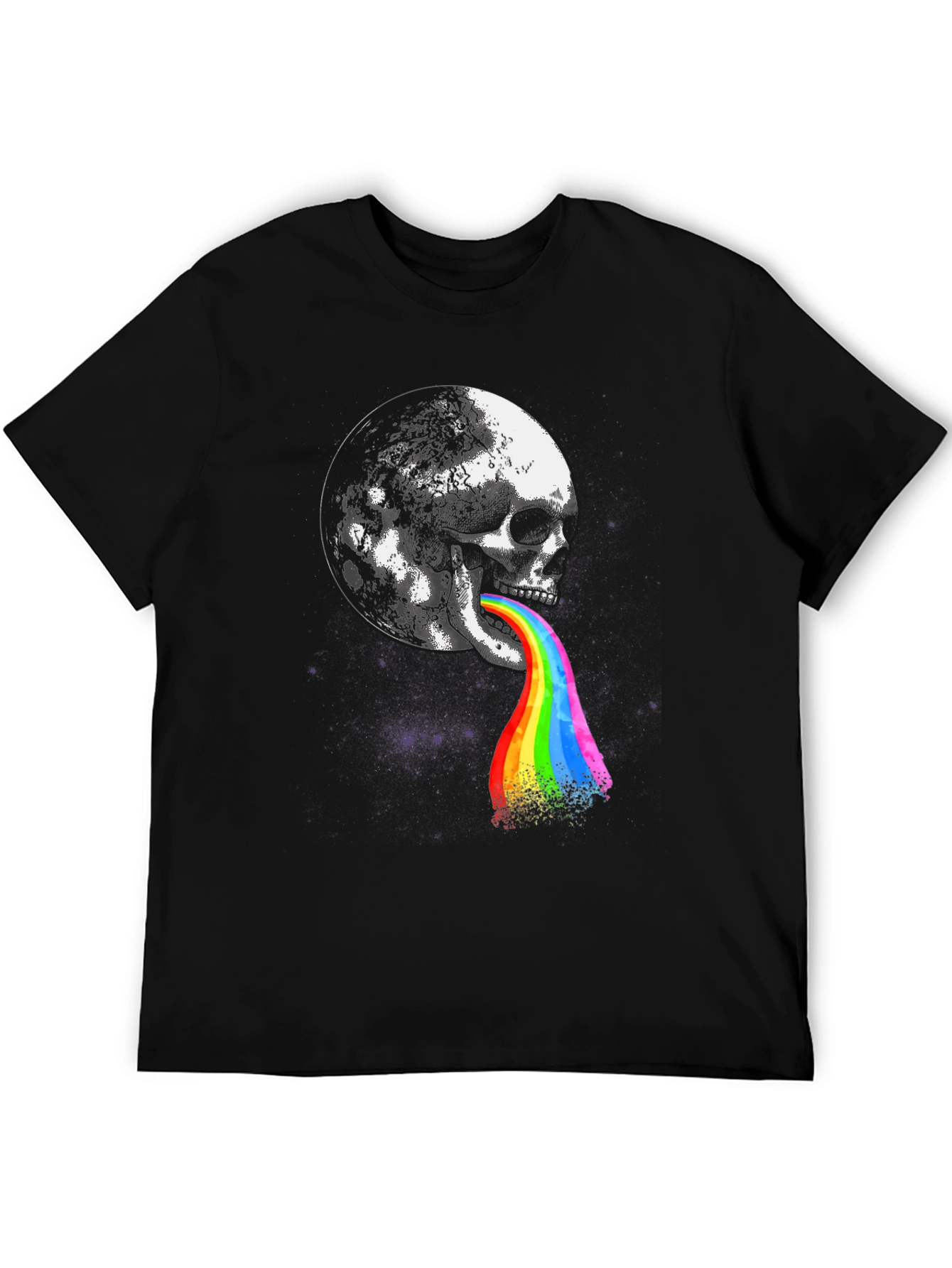Skull Moon Rainbow T-Shirt