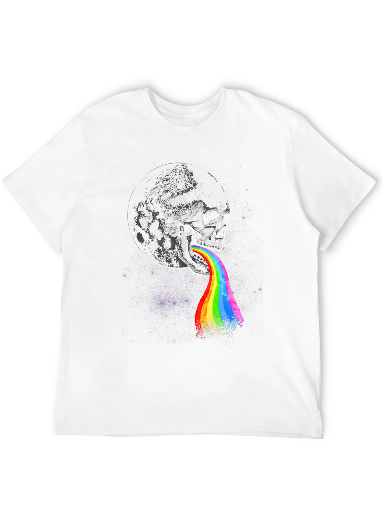 Skull Moon Rainbow T-Shirt