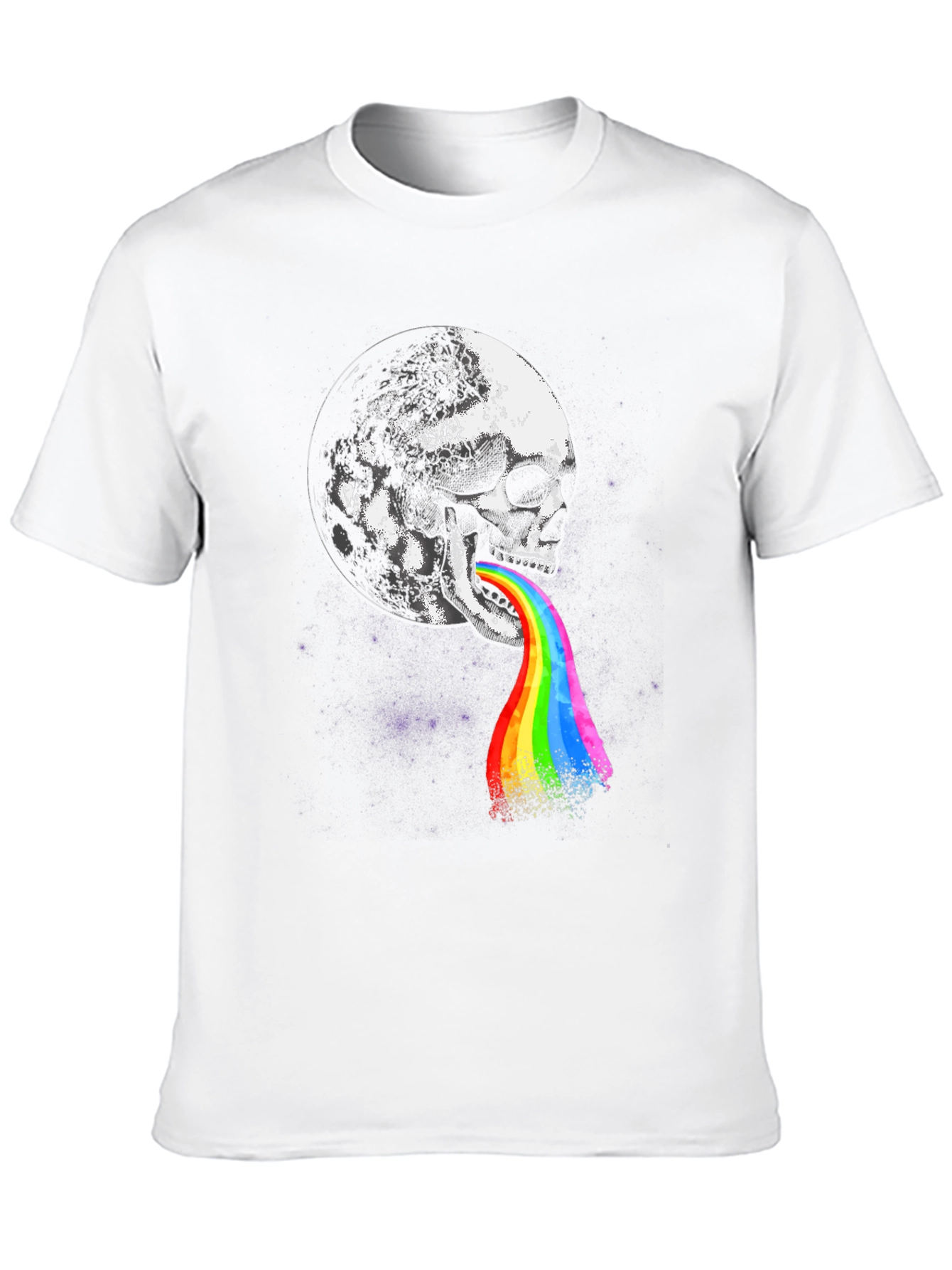 Skull Moon Rainbow T-Shirt