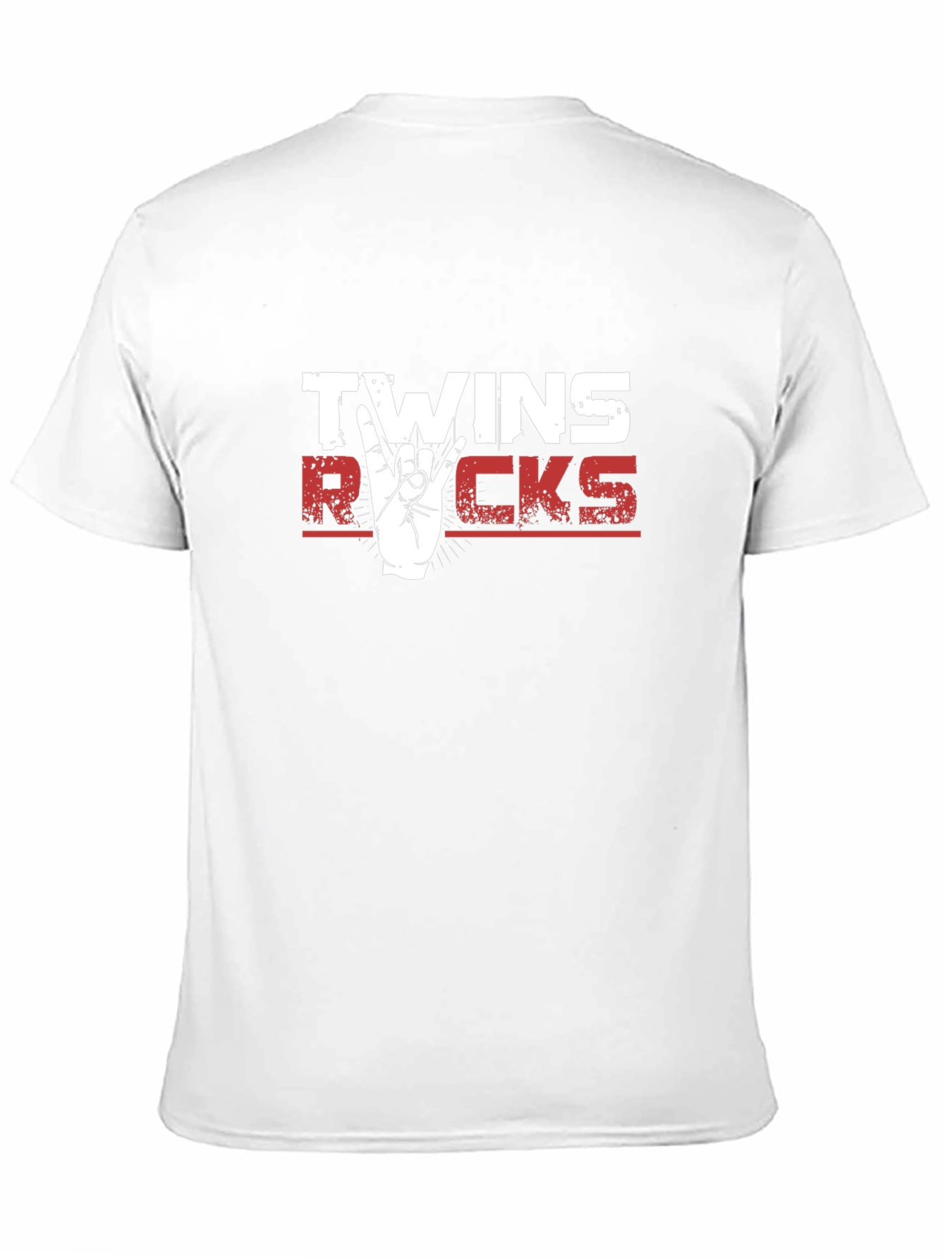 Twins Rocks Graphic T-Shirt - Black