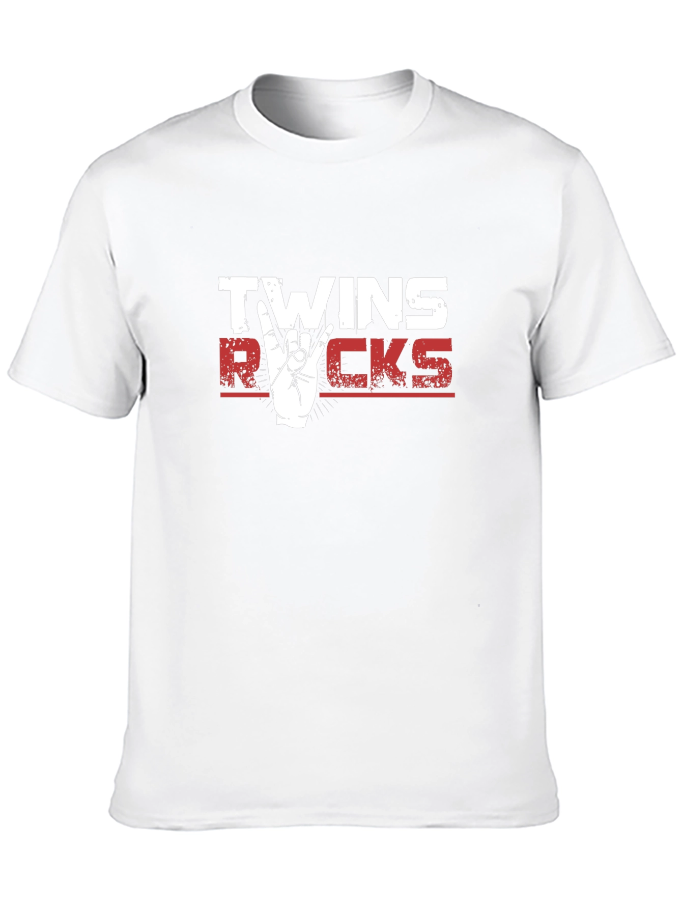 Twins Rocks Graphic T-Shirt - Black