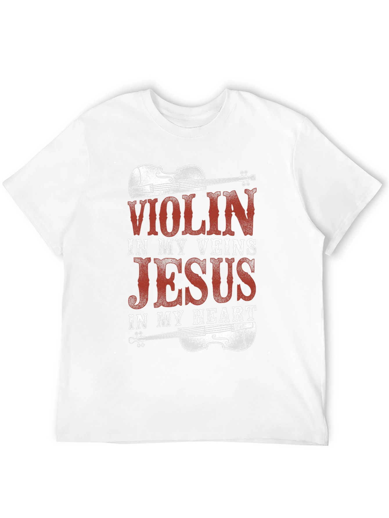 Violin Jesus Graphic Tee