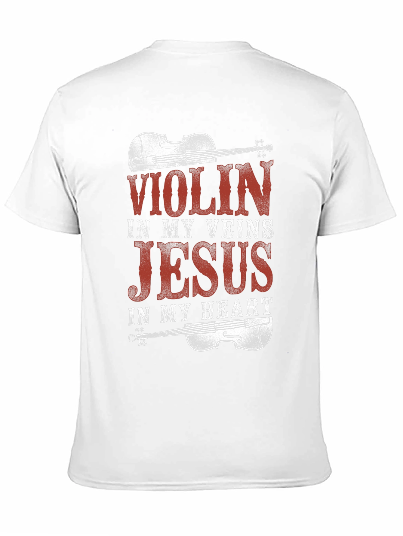 Violin Jesus Graphic Tee
