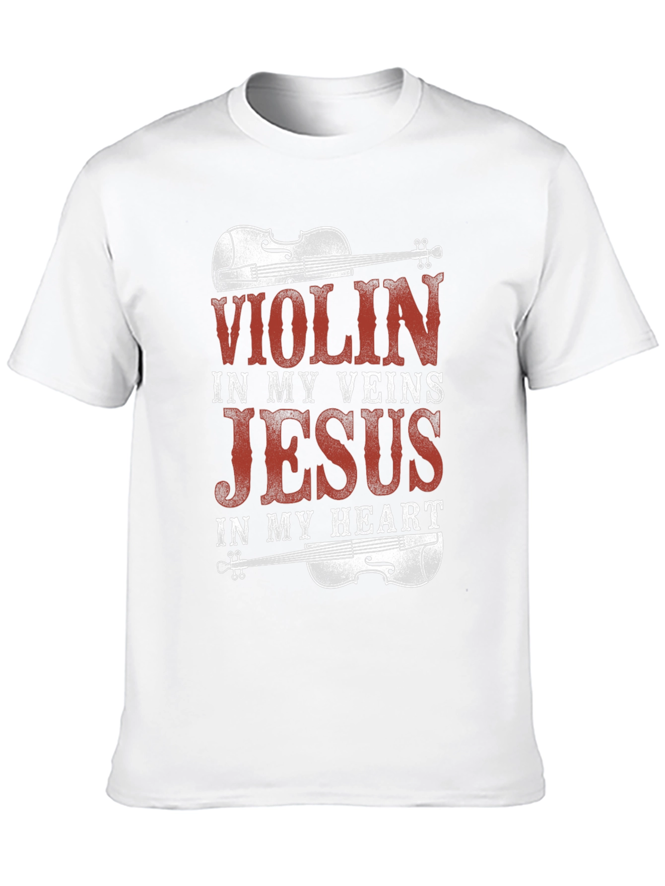 Violin Jesus Graphic Tee