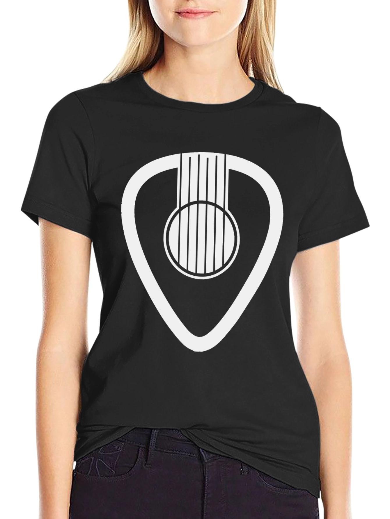 Guitar Pick Acoustic T-Shirt - Musician Tee