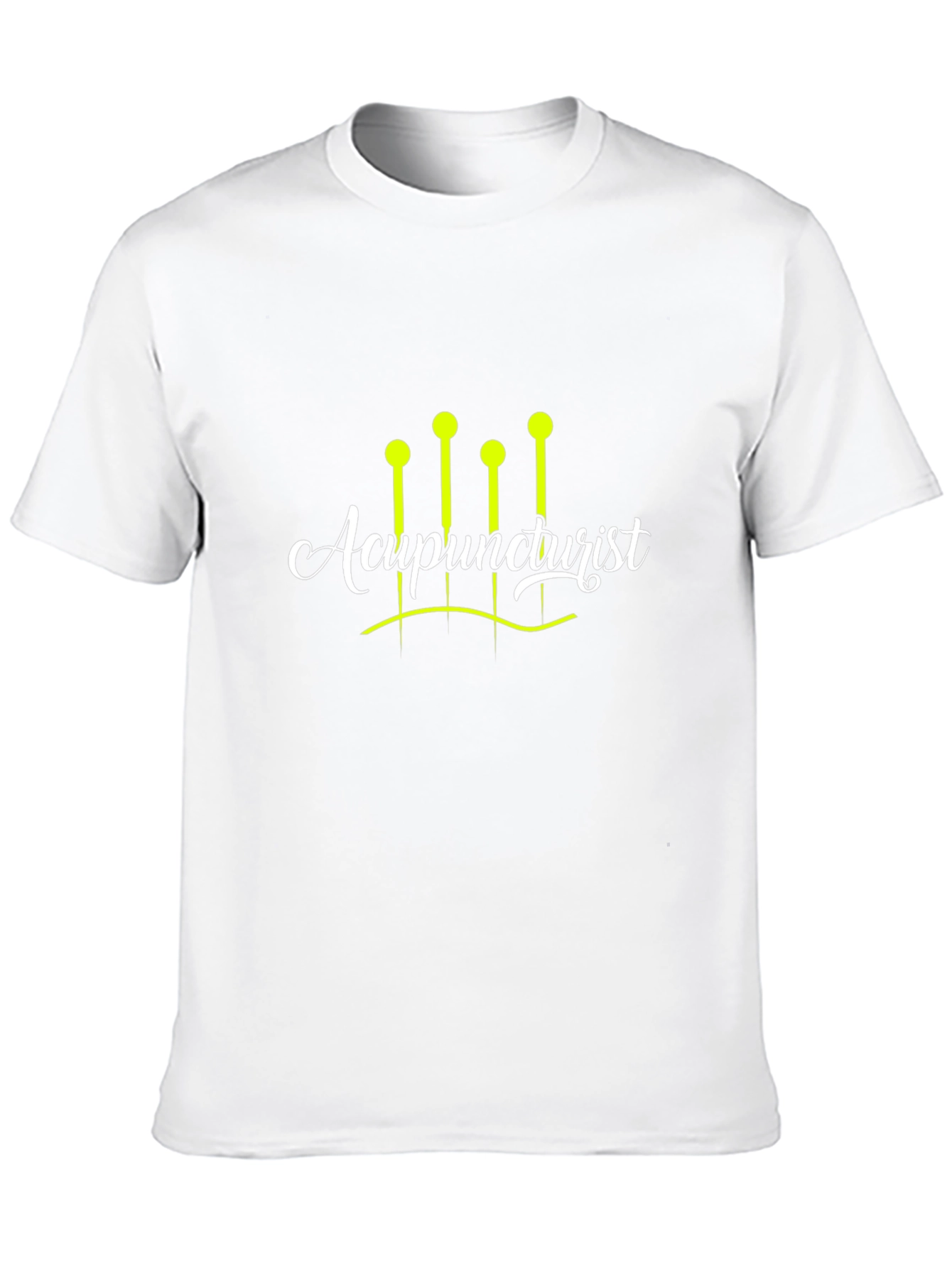 Acupuncturist Graphic Tee - Black Cotton Comfort