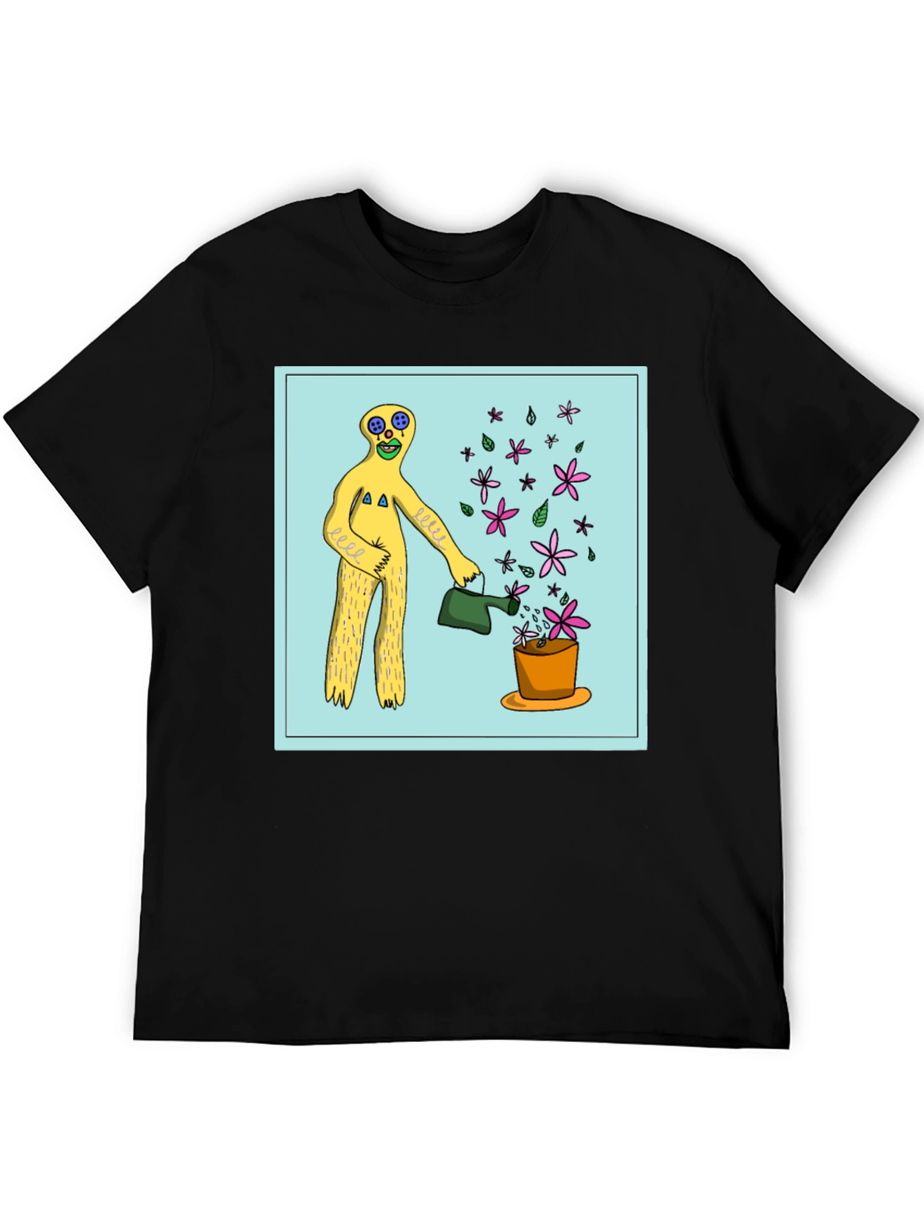 Surreal Gardener Graphic T-Shirt - Black