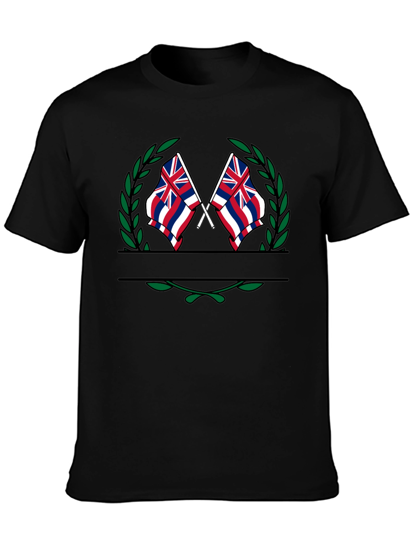 Hawaii Flag Laurel T-Shirt