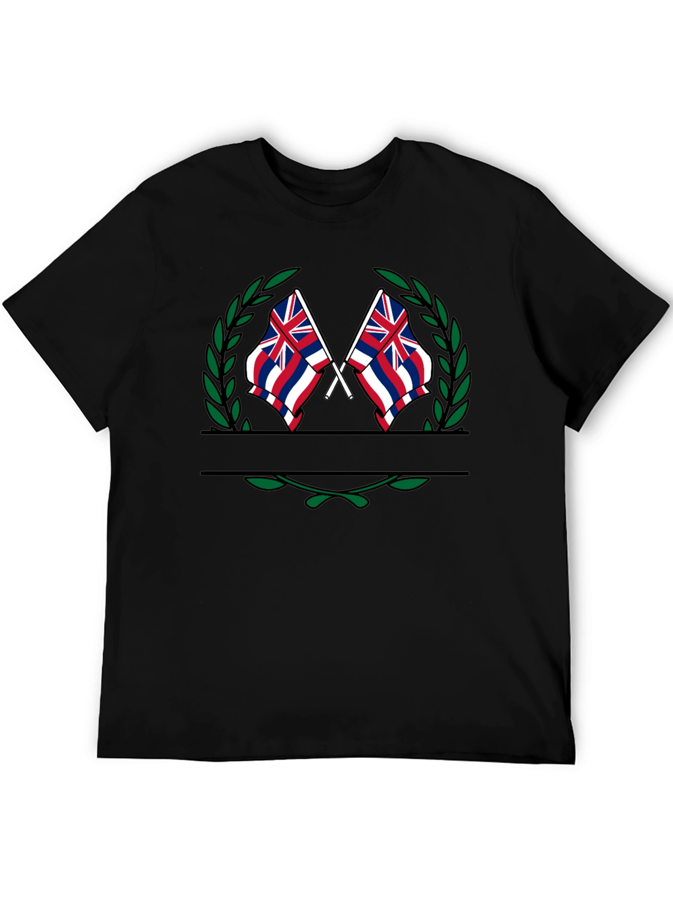 Hawaii Flag Laurel T-Shirt