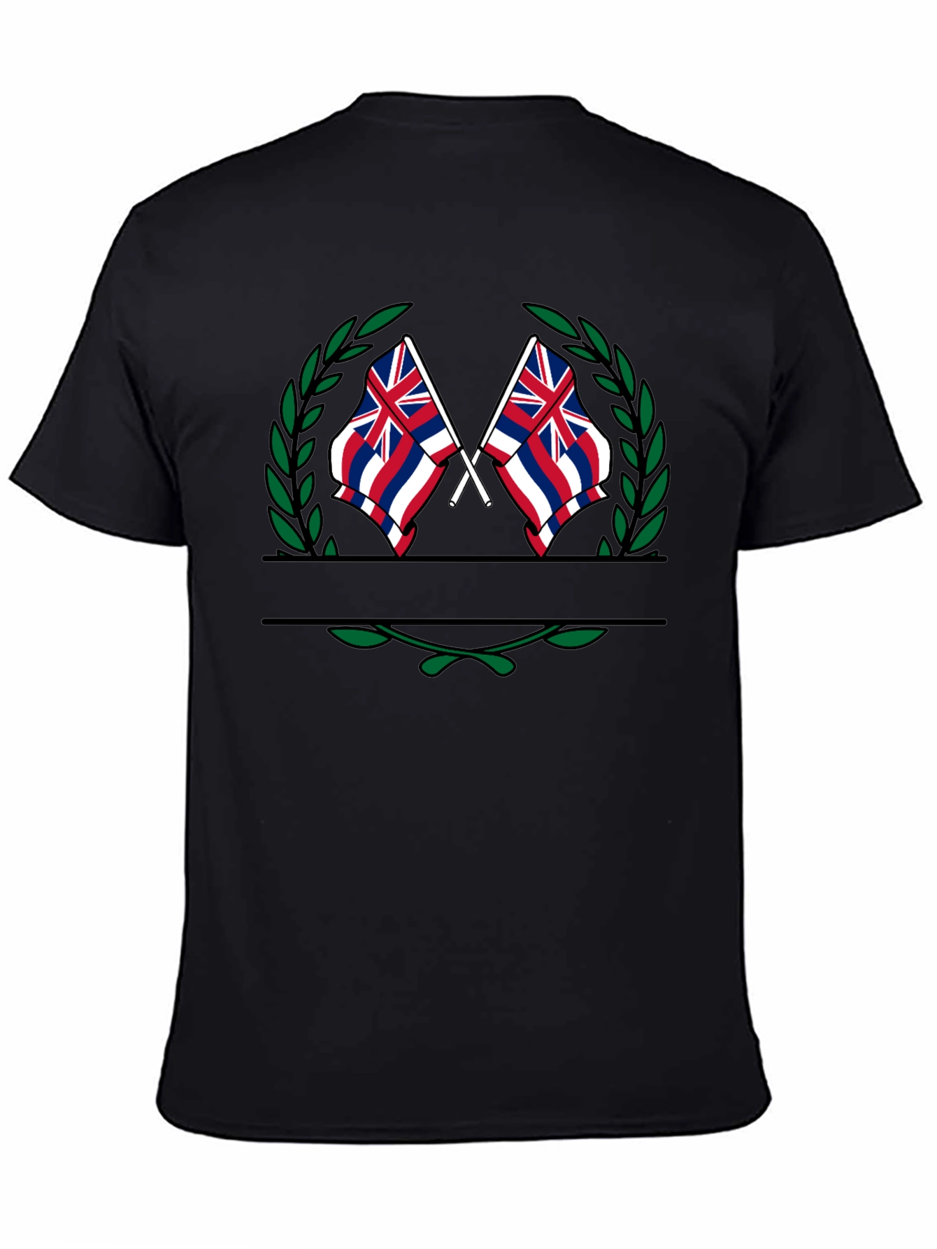 Hawaii Flag Laurel T-Shirt