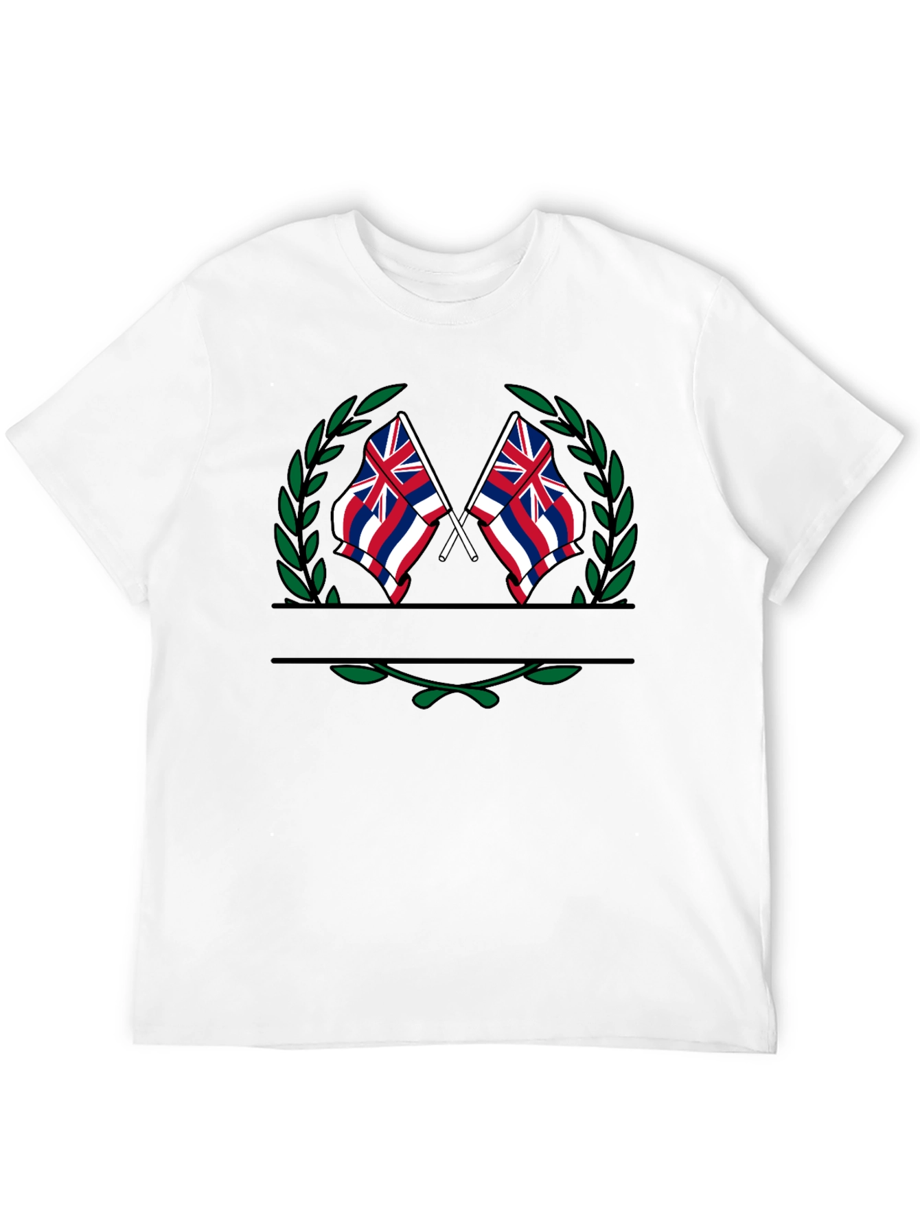 Hawaii Flag Laurel T-Shirt