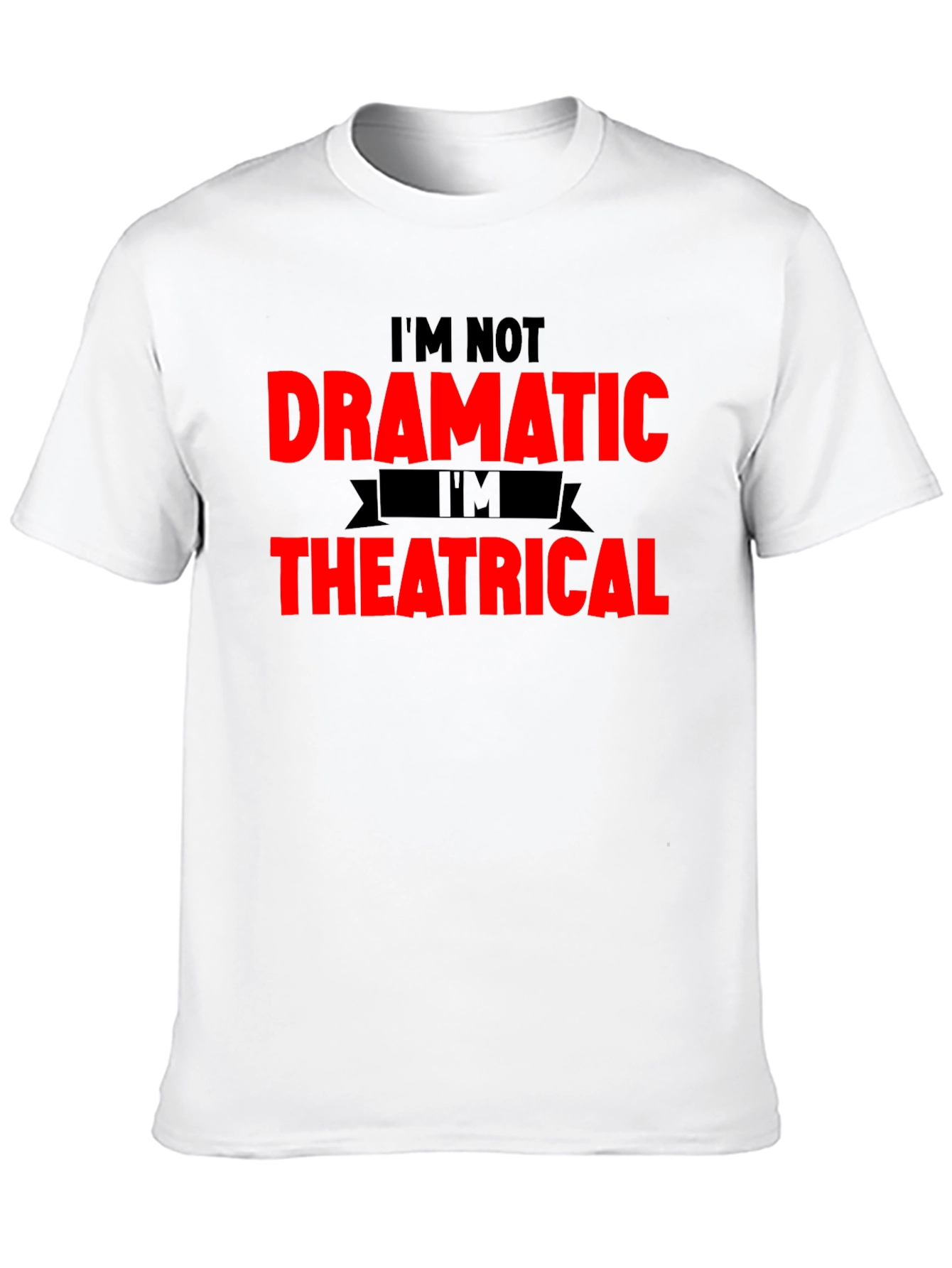 Dramatic Theatrical Graphic T-Shirt