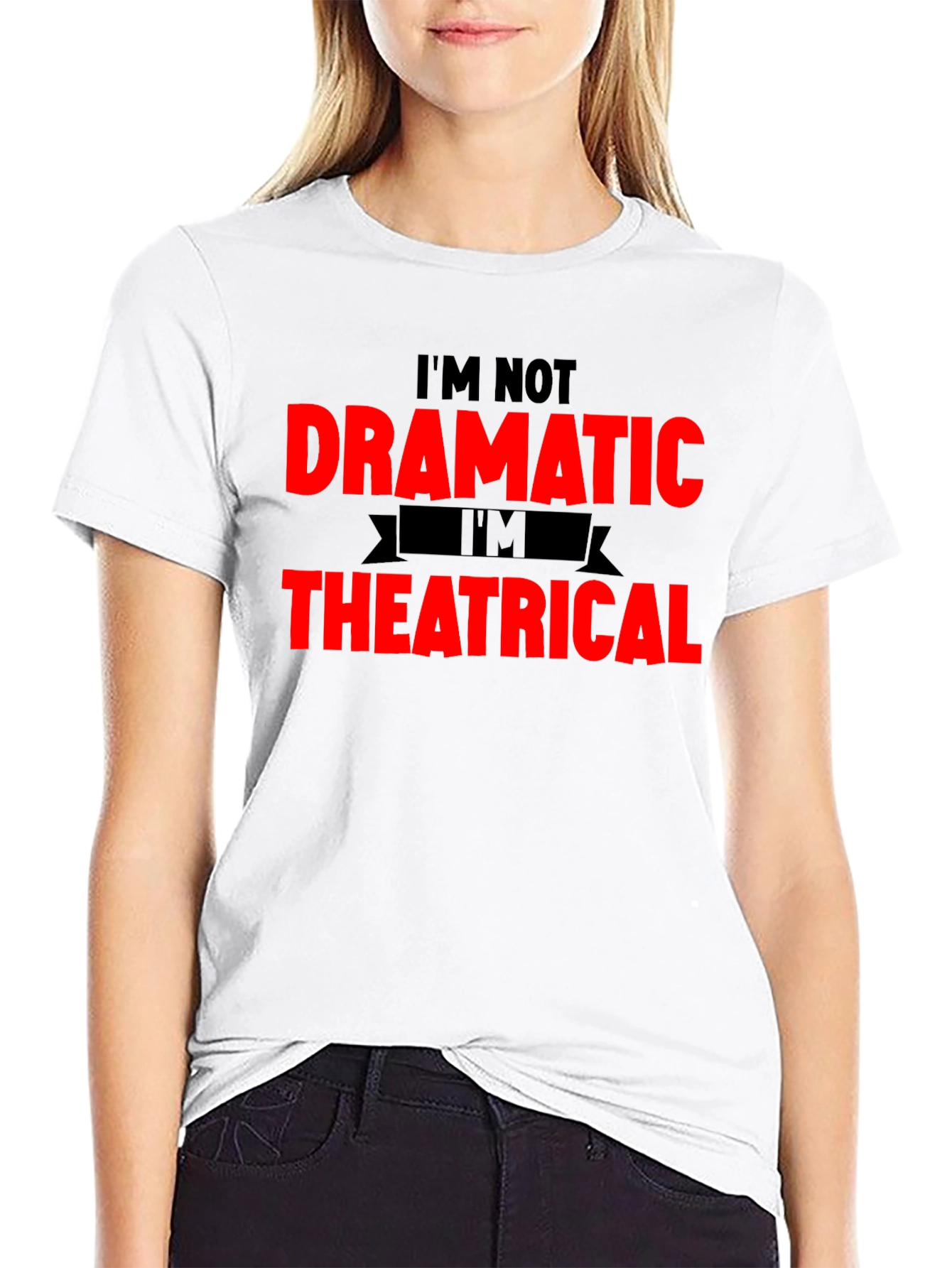 Dramatic Theatrical Graphic T-Shirt