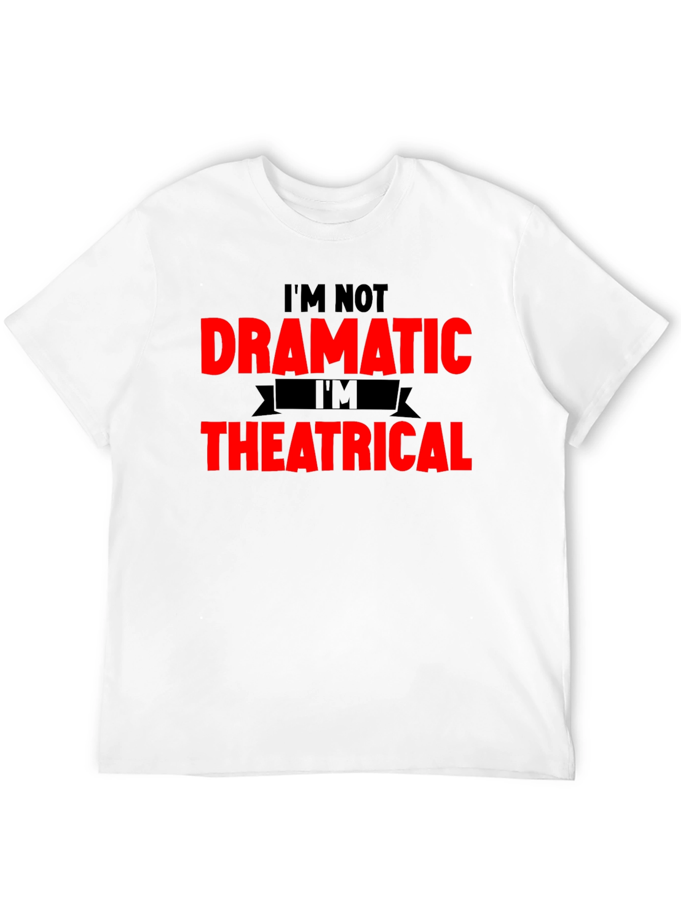 Dramatic Theatrical Graphic T-Shirt