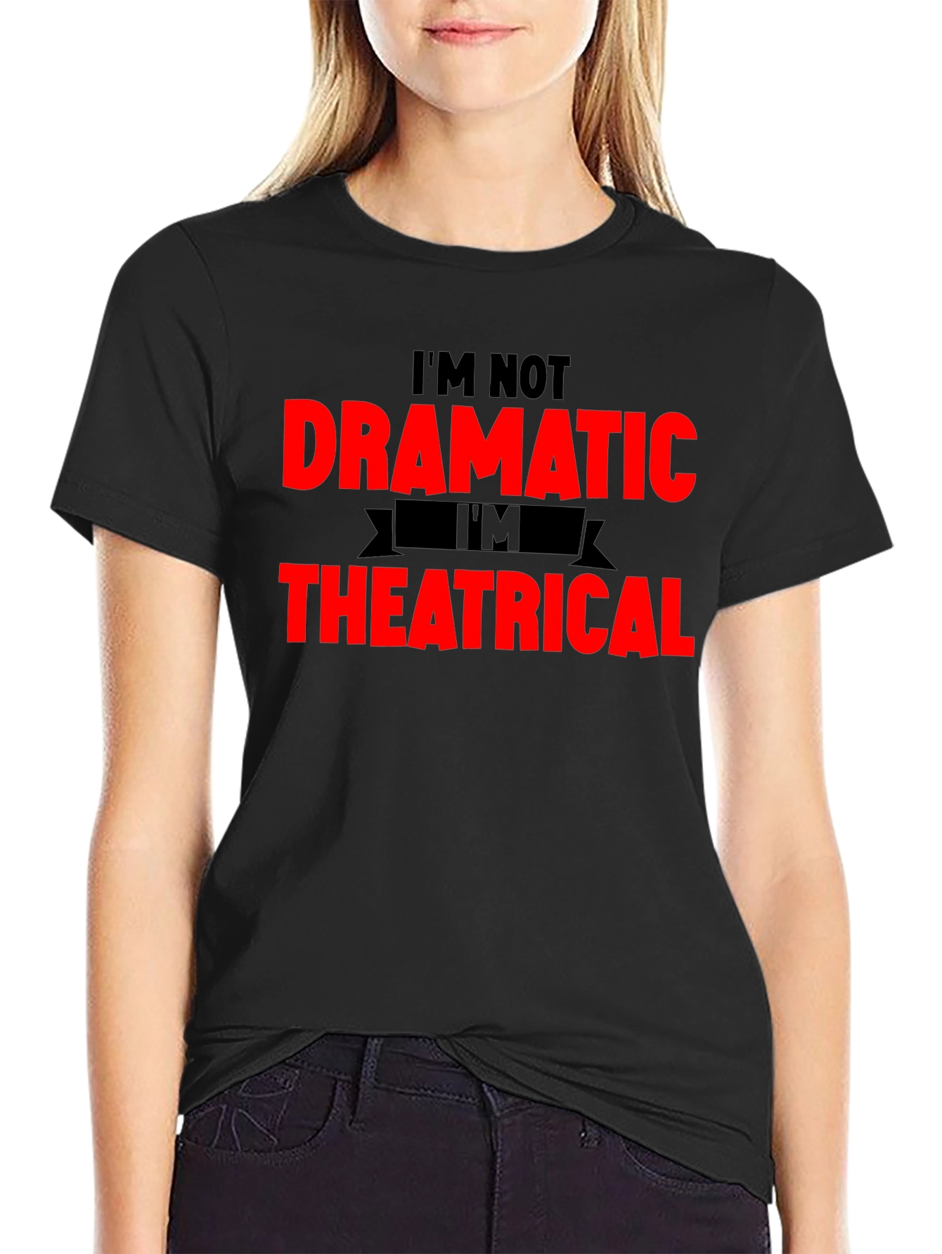 Dramatic Theatrical Graphic T-Shirt