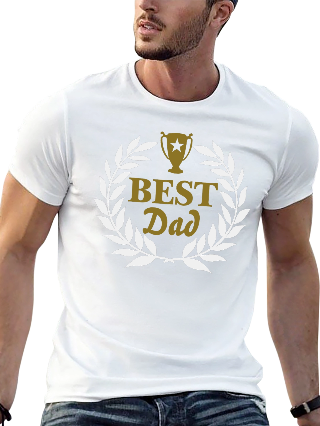 Best Dad Ever Graphic Tee - Fathers Day Gift