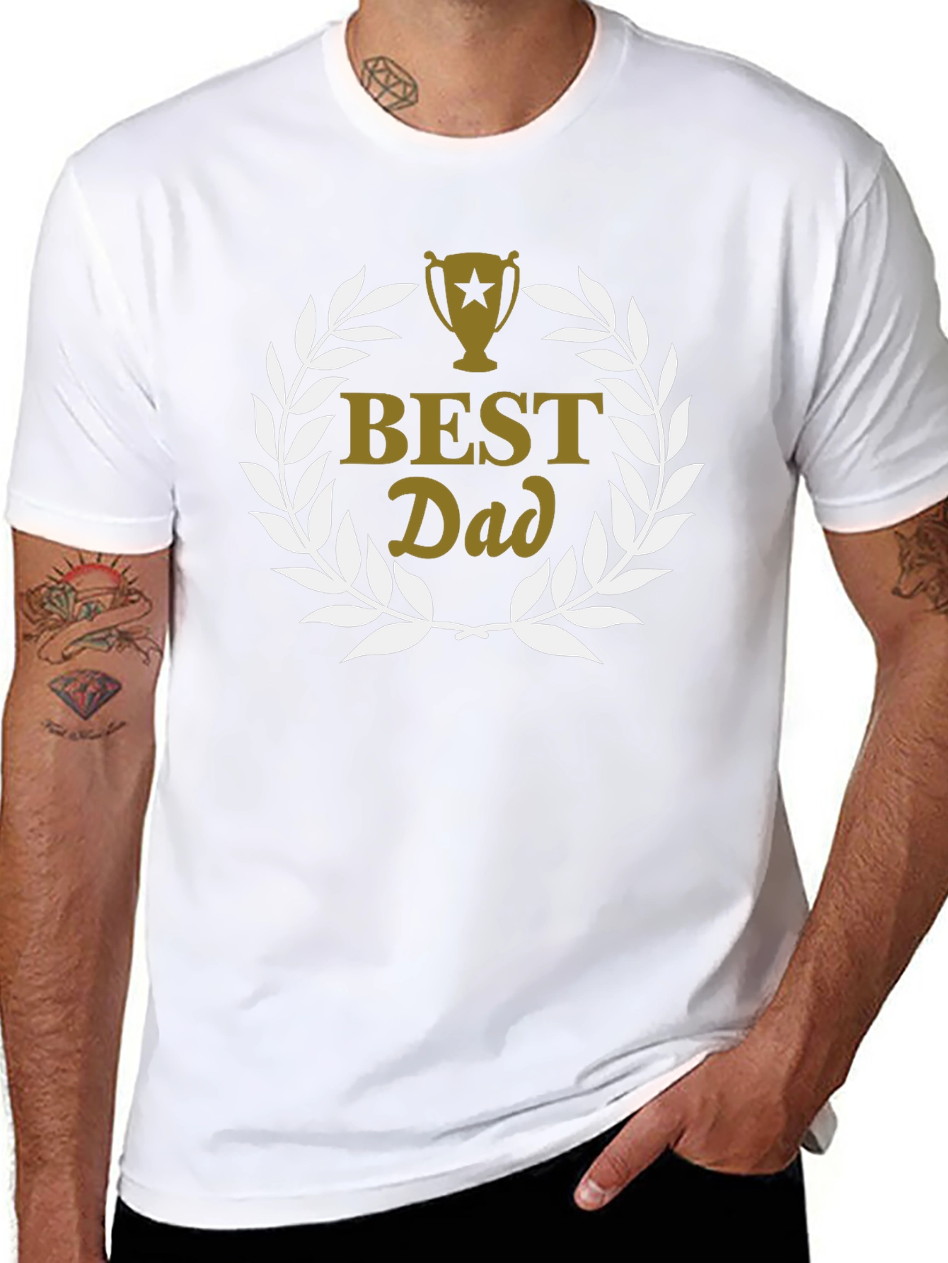 Best Dad Ever Graphic Tee - Fathers Day Gift