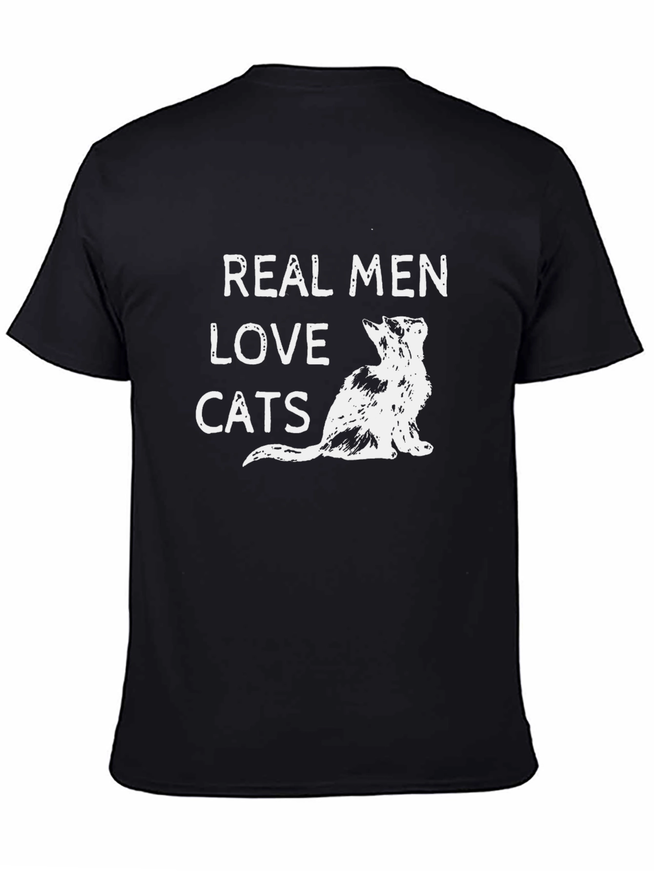 Real Men Love Cats Graphic T-Shirt