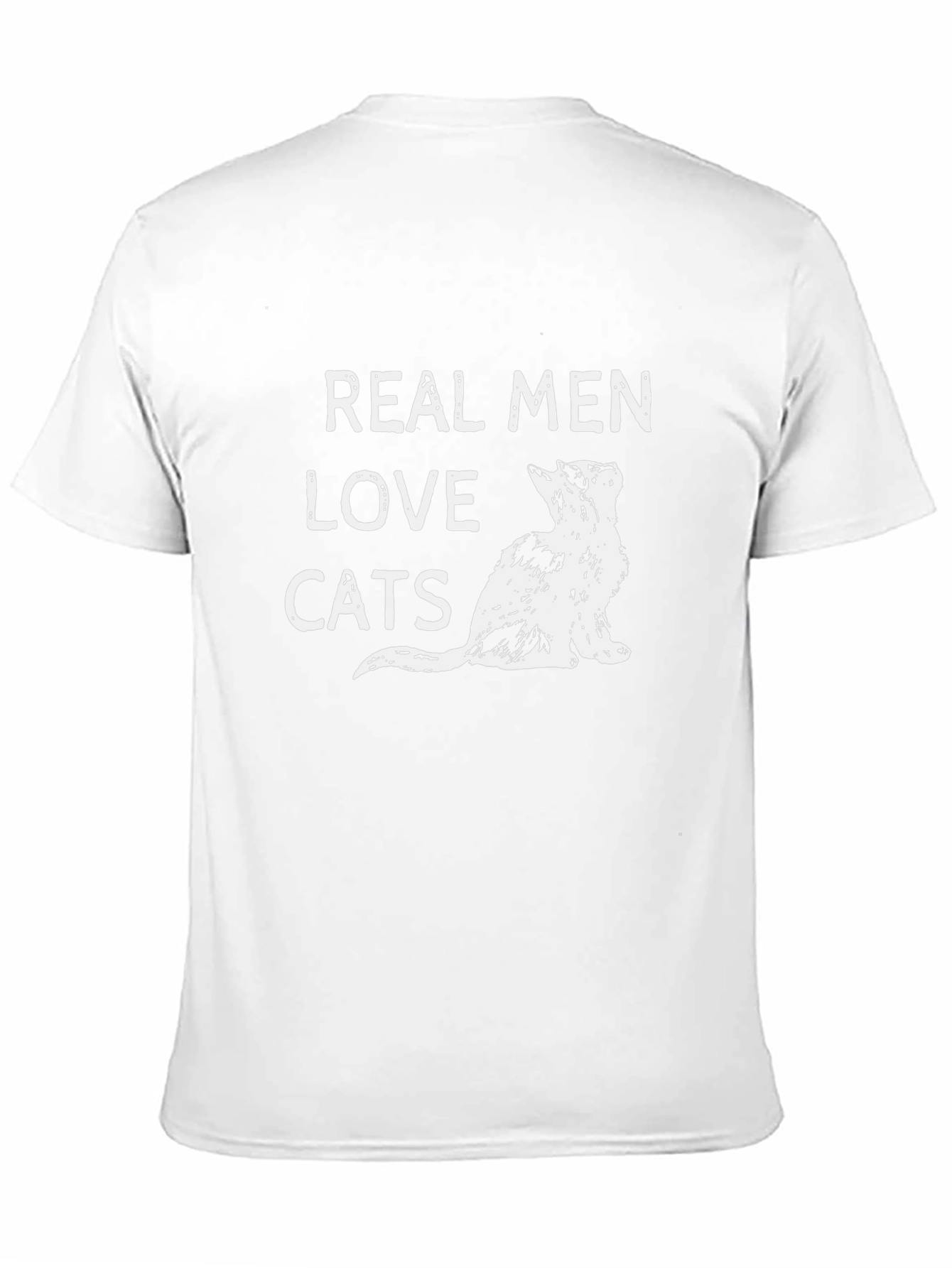 Real Men Love Cats Graphic T-Shirt