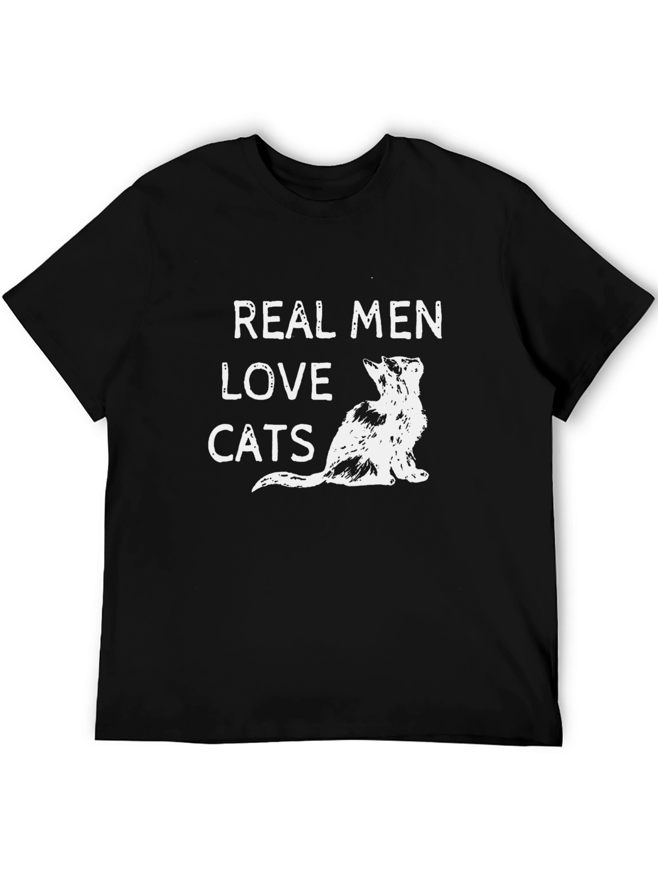 Real Men Love Cats Graphic T-Shirt