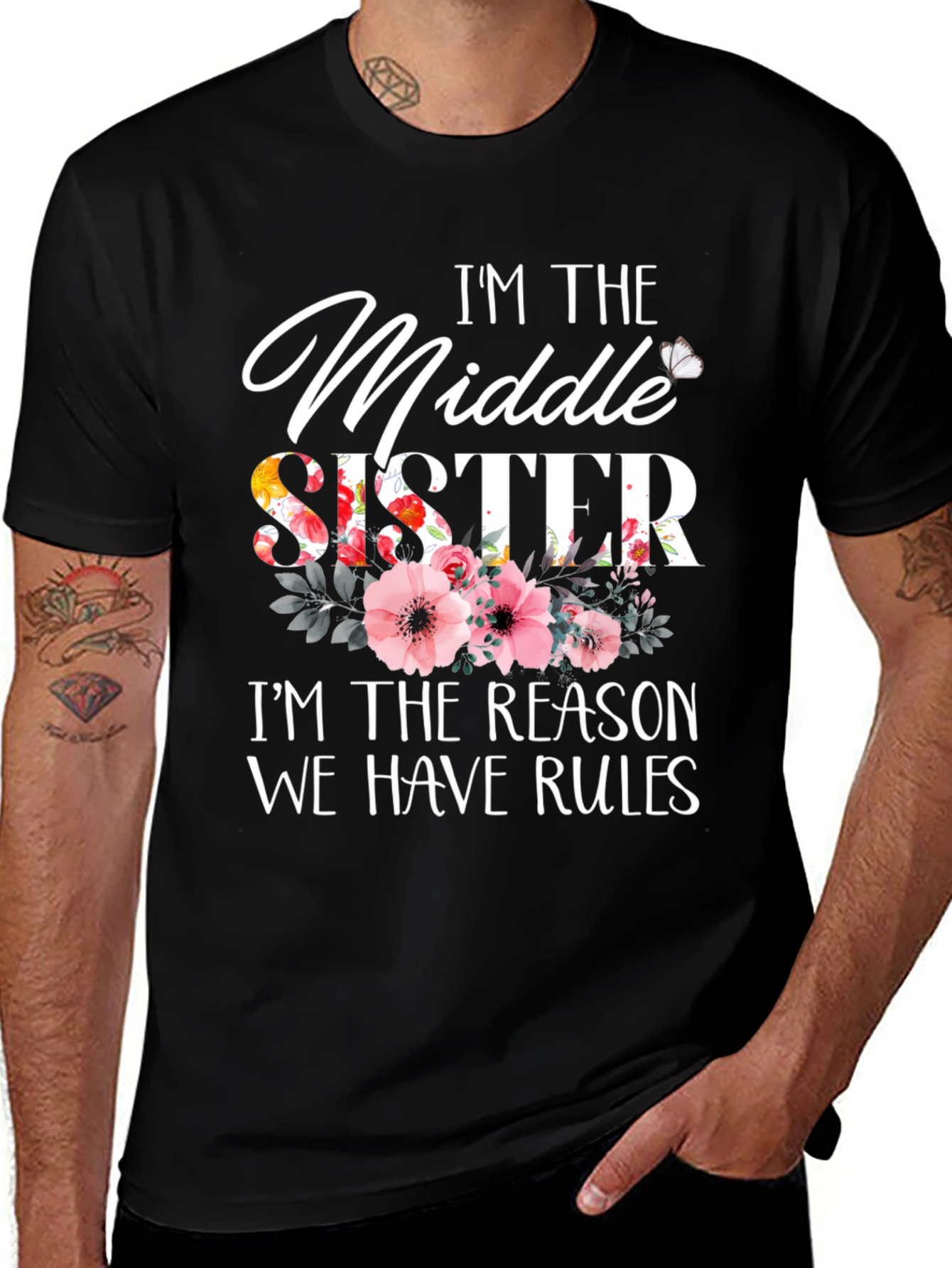 Middle Sister Rules T-Shirt