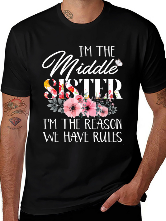 Middle Sister Rules T-Shirt
